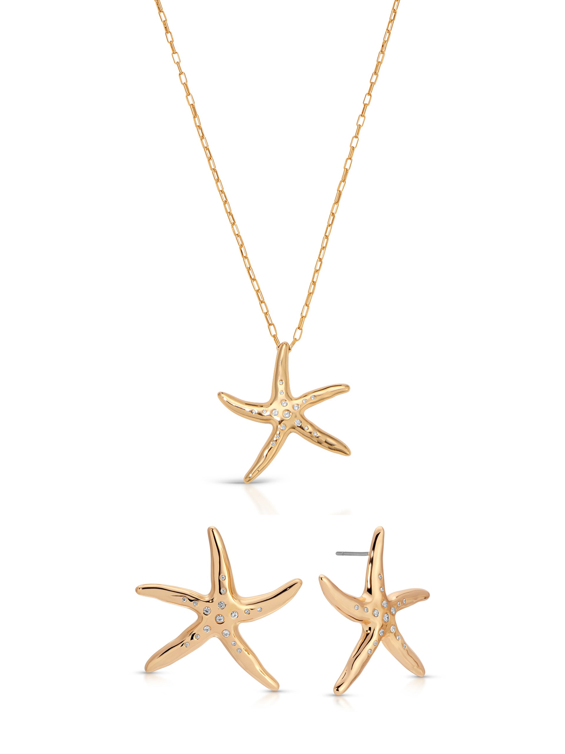 Starfish Luxe Necklace & Earrings Set