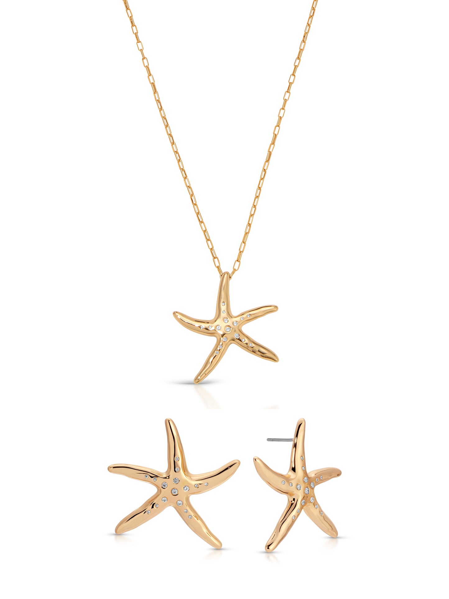 Starfish Luxe Necklace & Earrings Set