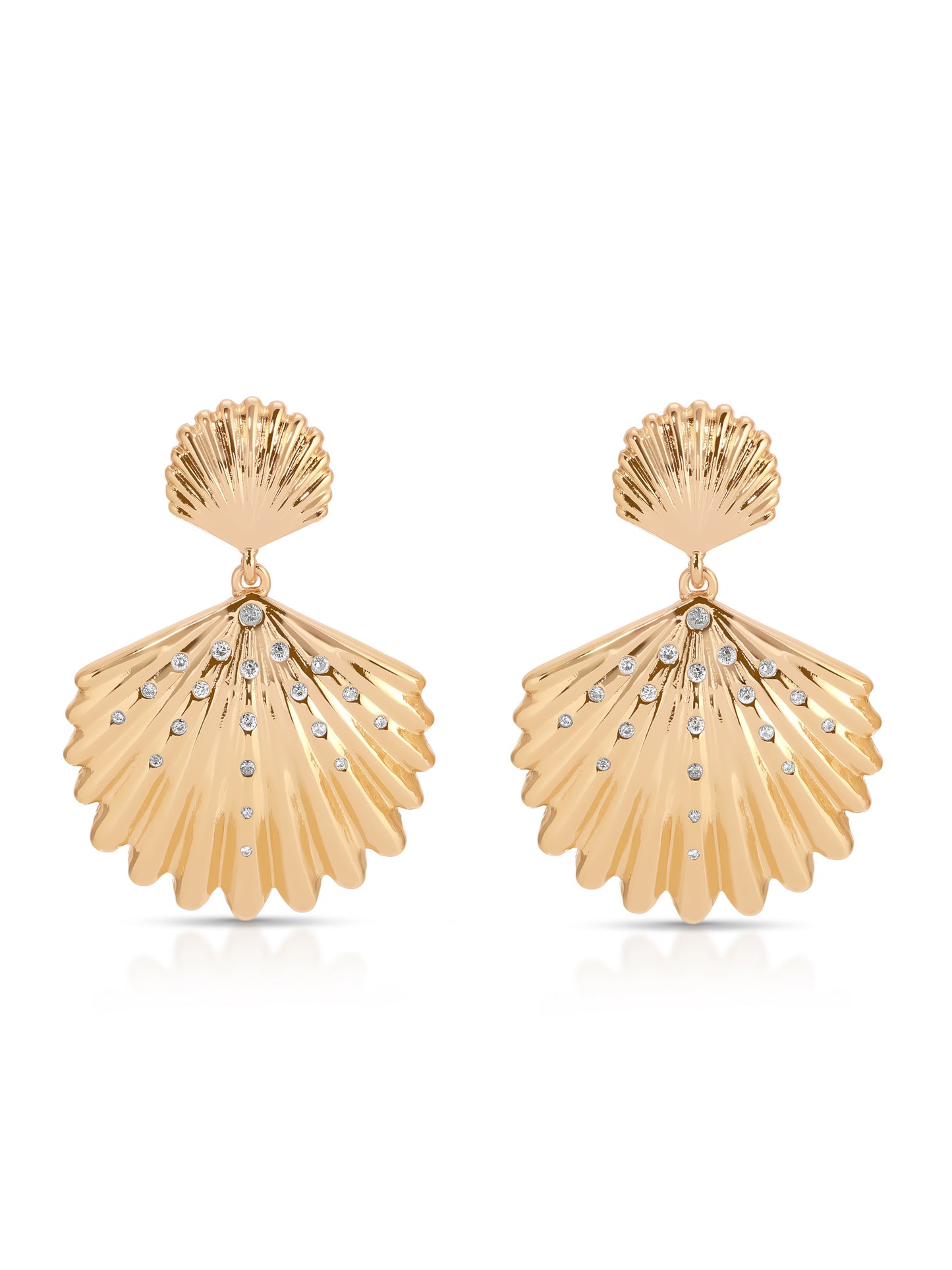 Sun-drenched Shell Earrings