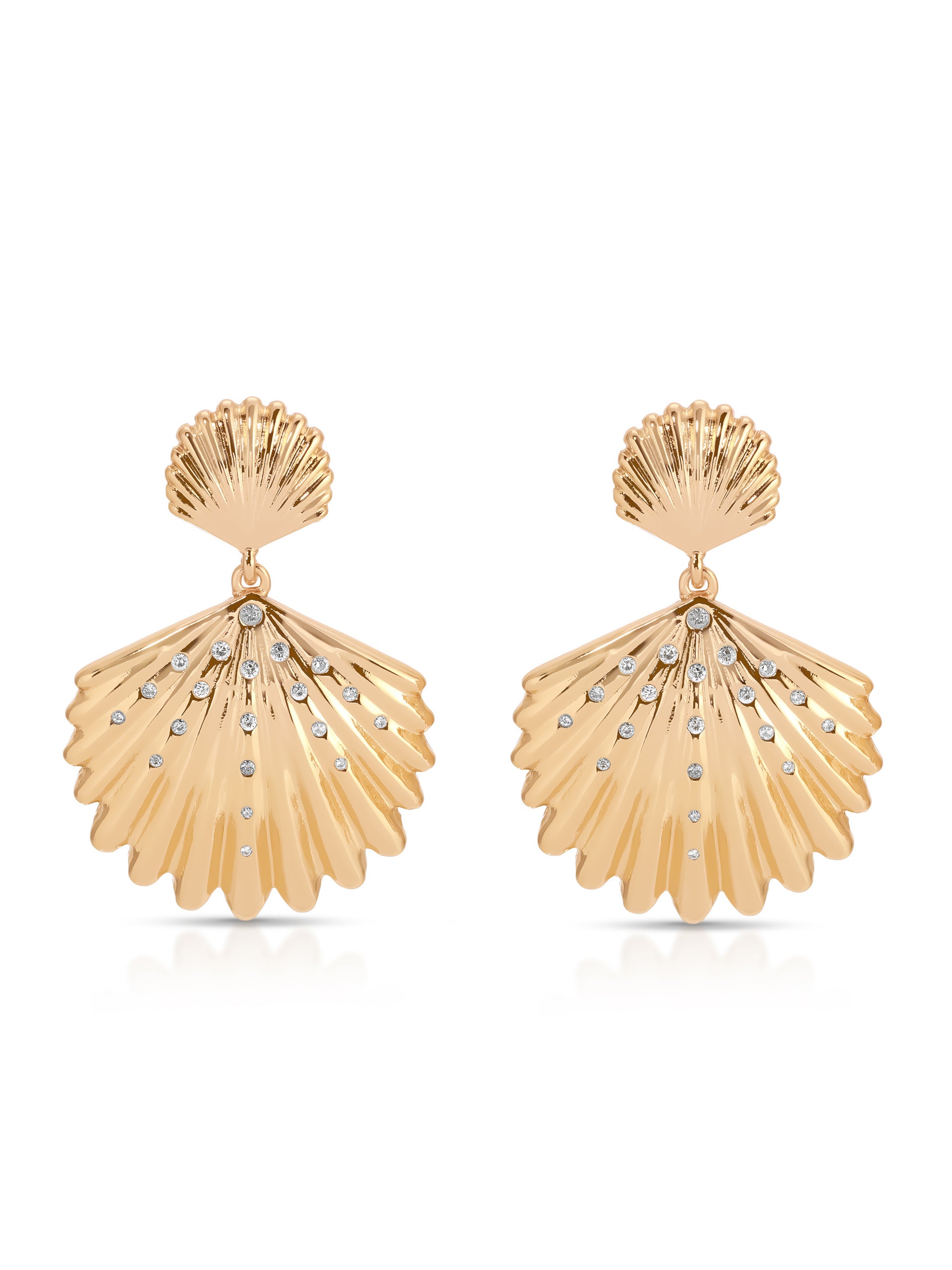 Sun-drenched Shell Earrings