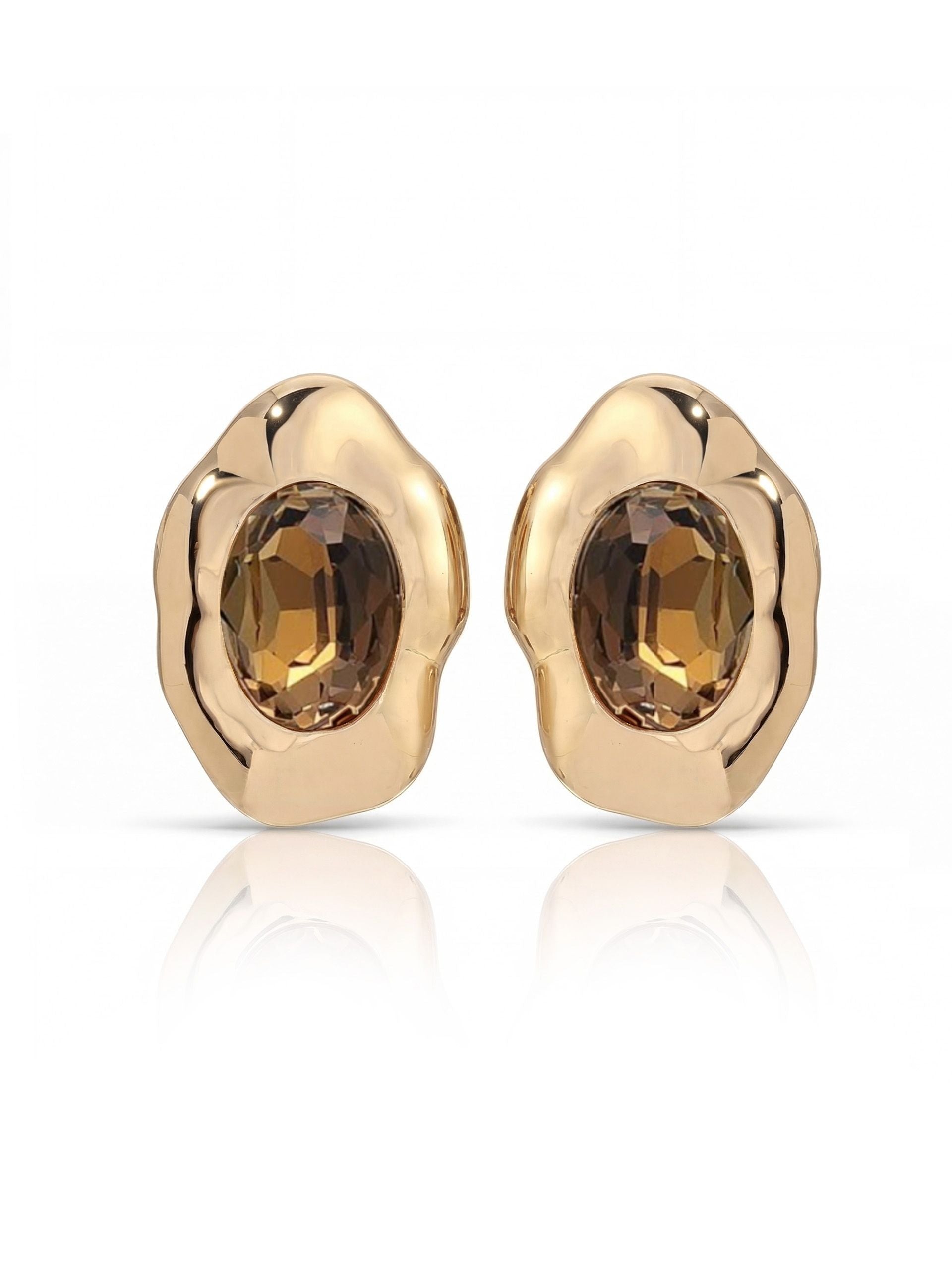 Molten Glow Crystal Studs