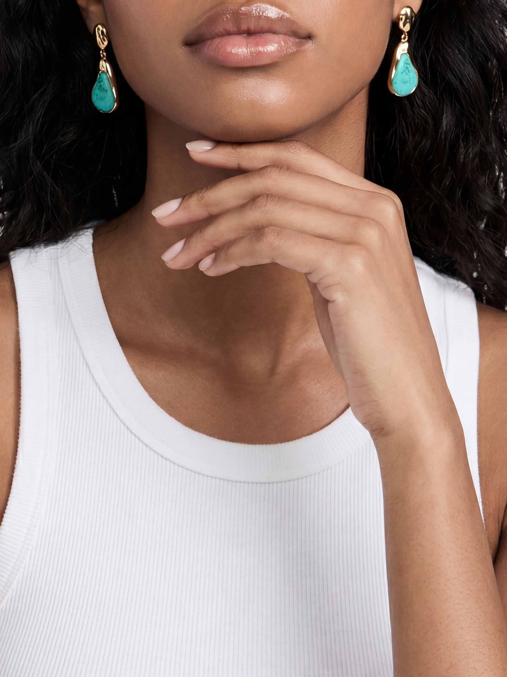 Hidden Gem Turquoise Earrings