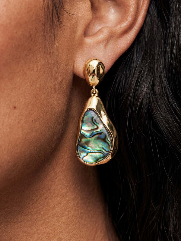 Hidden Gem Abalone Earrings Second
