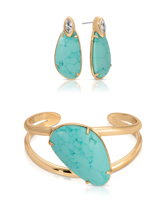 Majestic Stone Set - Earring and Cuff