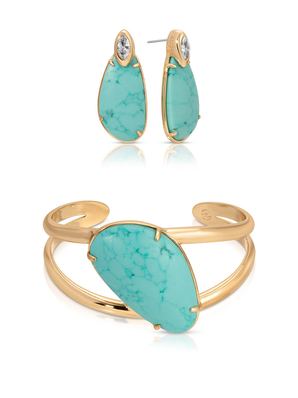 Majestic Stone Set - Earring and Cuff