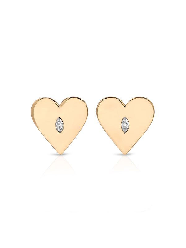 Love to Love Large Heart Studs