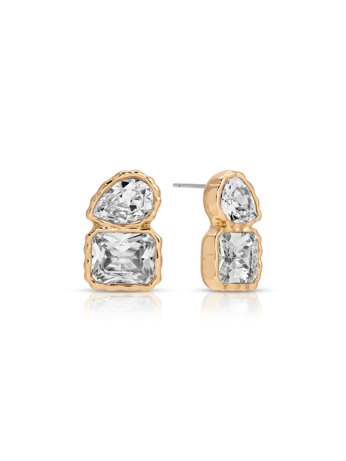 Clear Crystal with 18k Gold Plating
