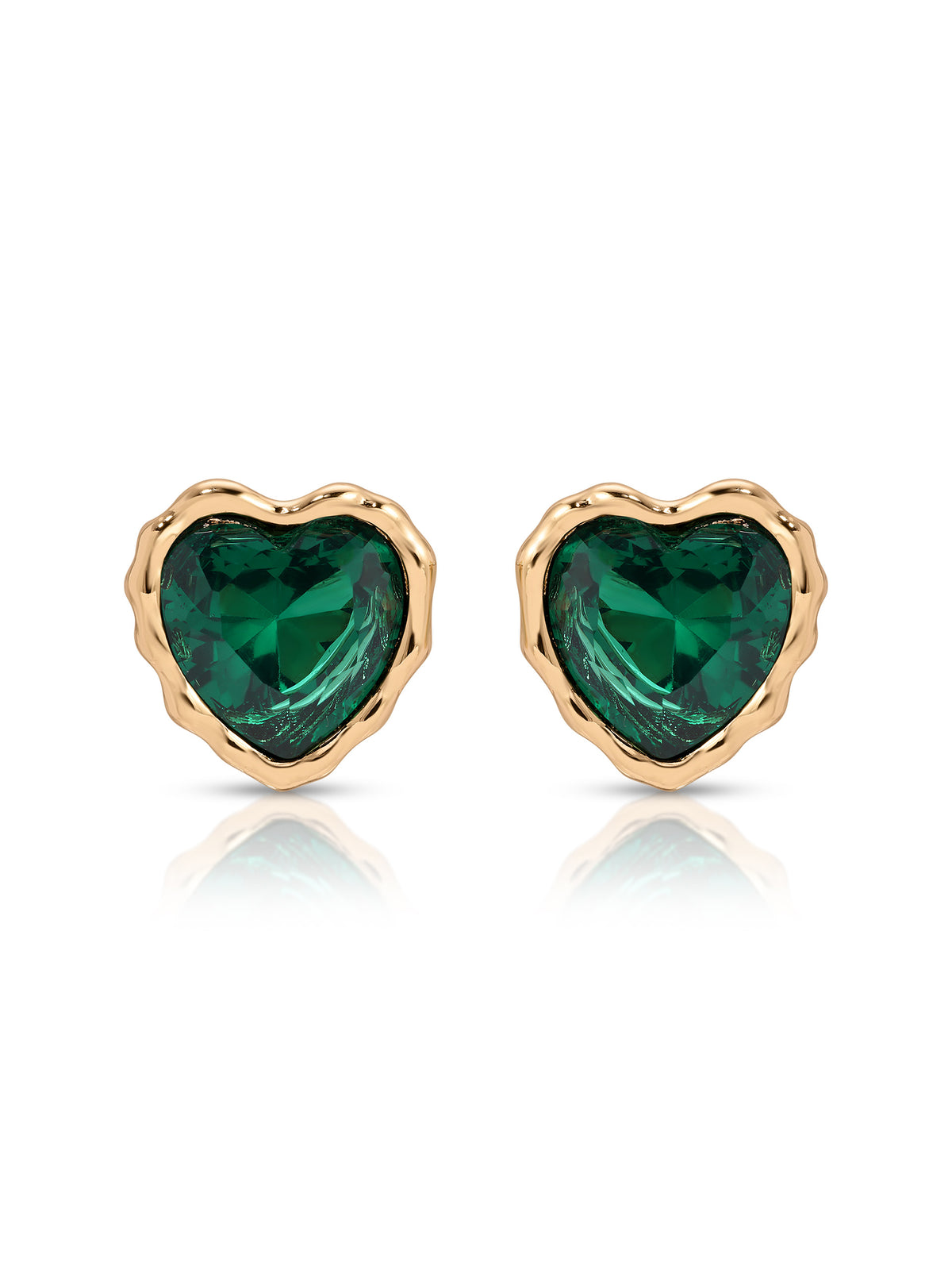 Emerald Crystal with 18k Gold Plating 3