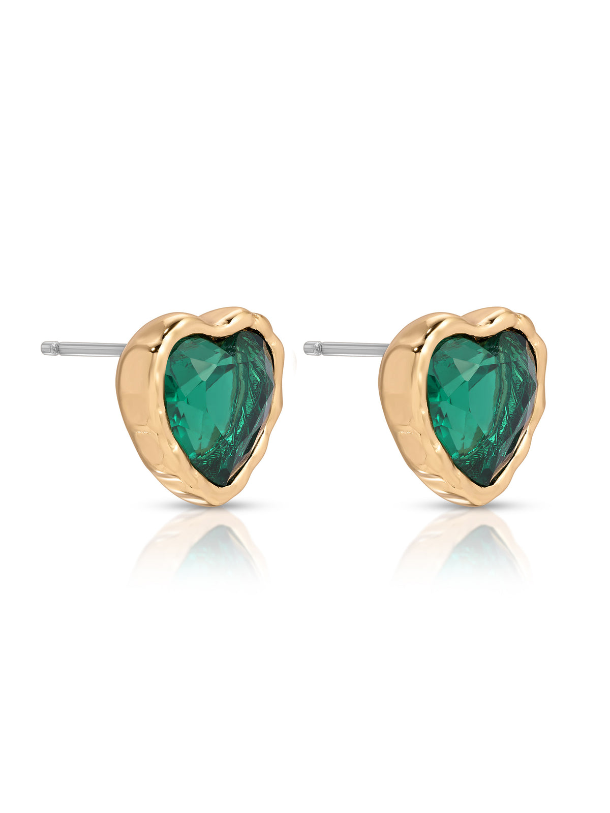 Emerald Crystal with 18k Gold Plating 2