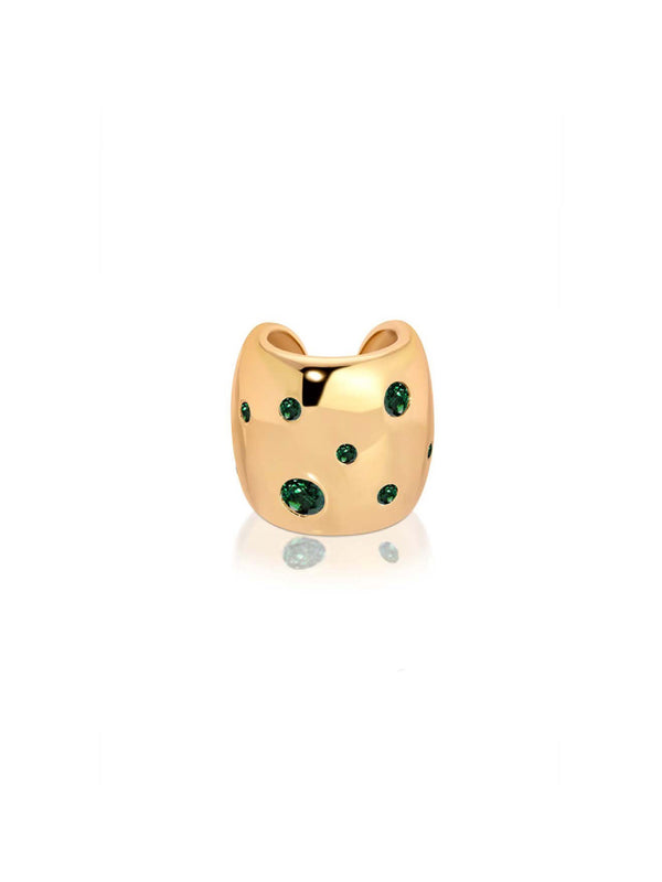 Scattered Crystal Chunky Ear Cuff