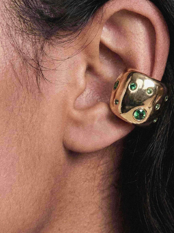Scattered Crystal Chunky Ear Cuff Second