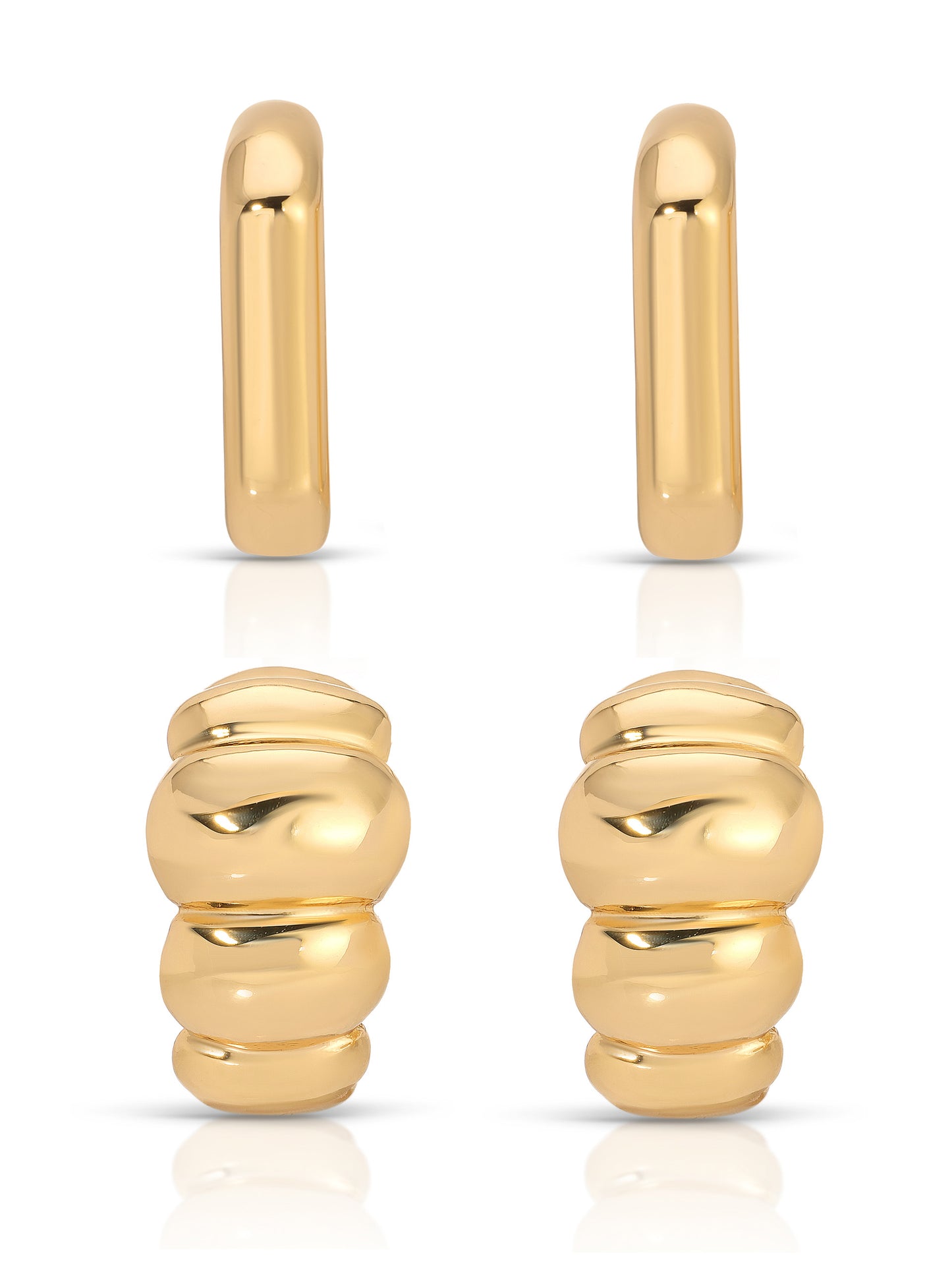 Everyday Ear Stack Set 18k Gold Plated 2
