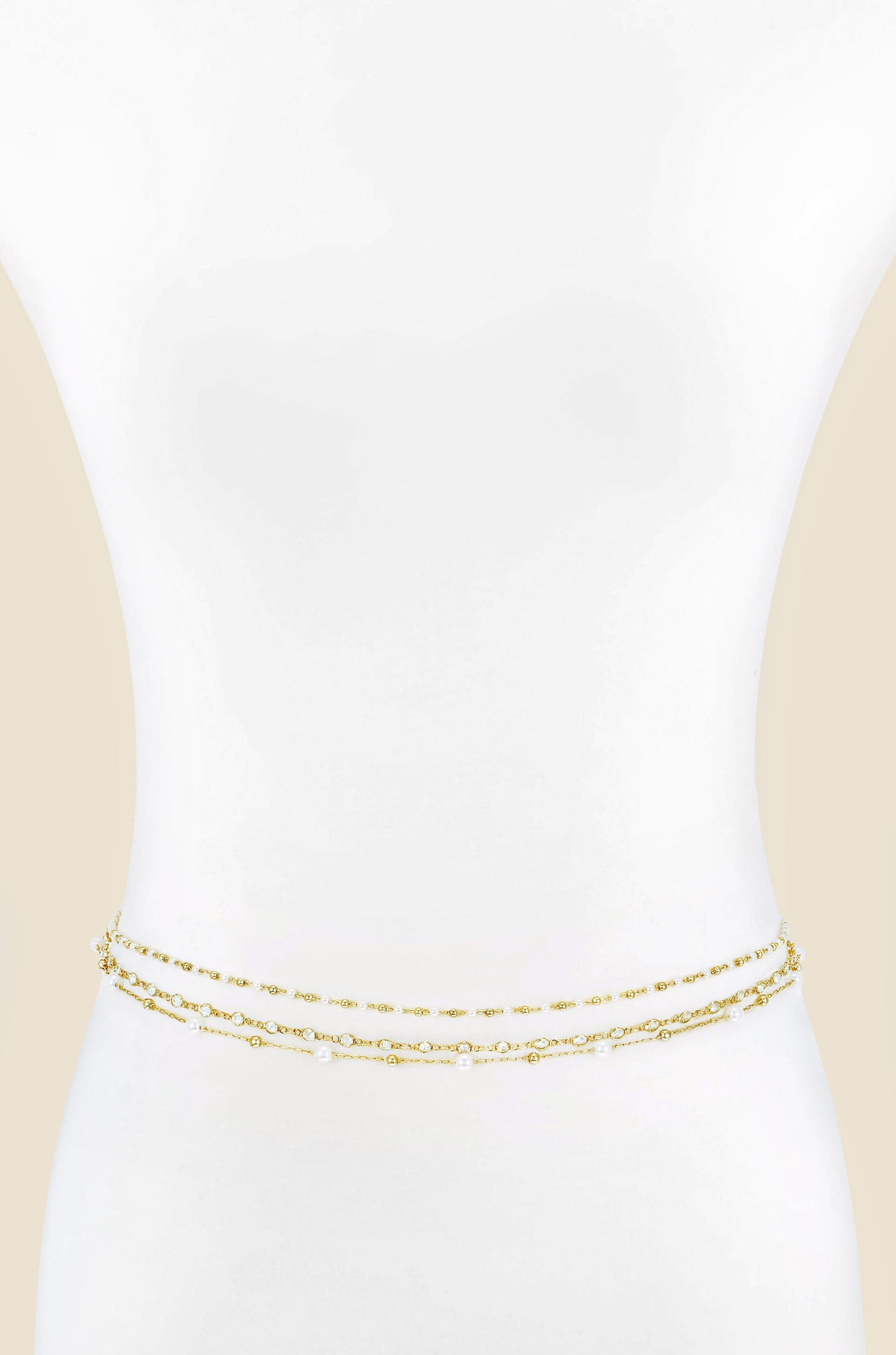 Extended Vacation Pearl Body Chain front