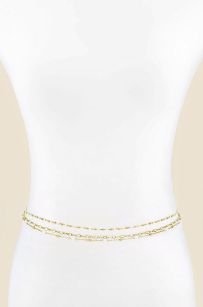 Extended Vacation Pearl Body Chain front