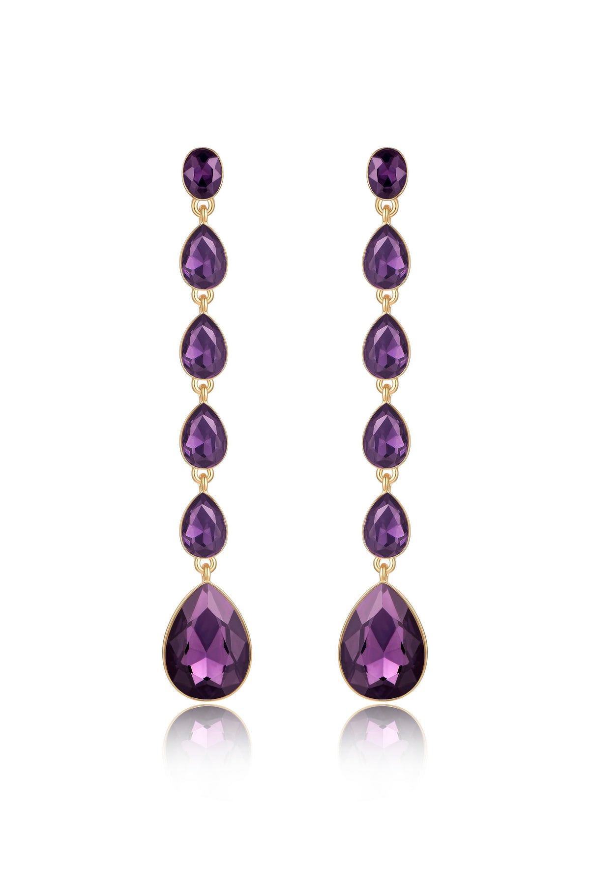 Crystallized Drop Earrings