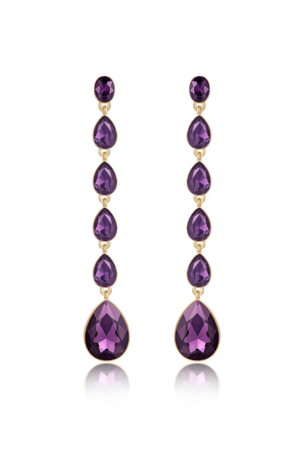 Crystallized Drop Earrings
