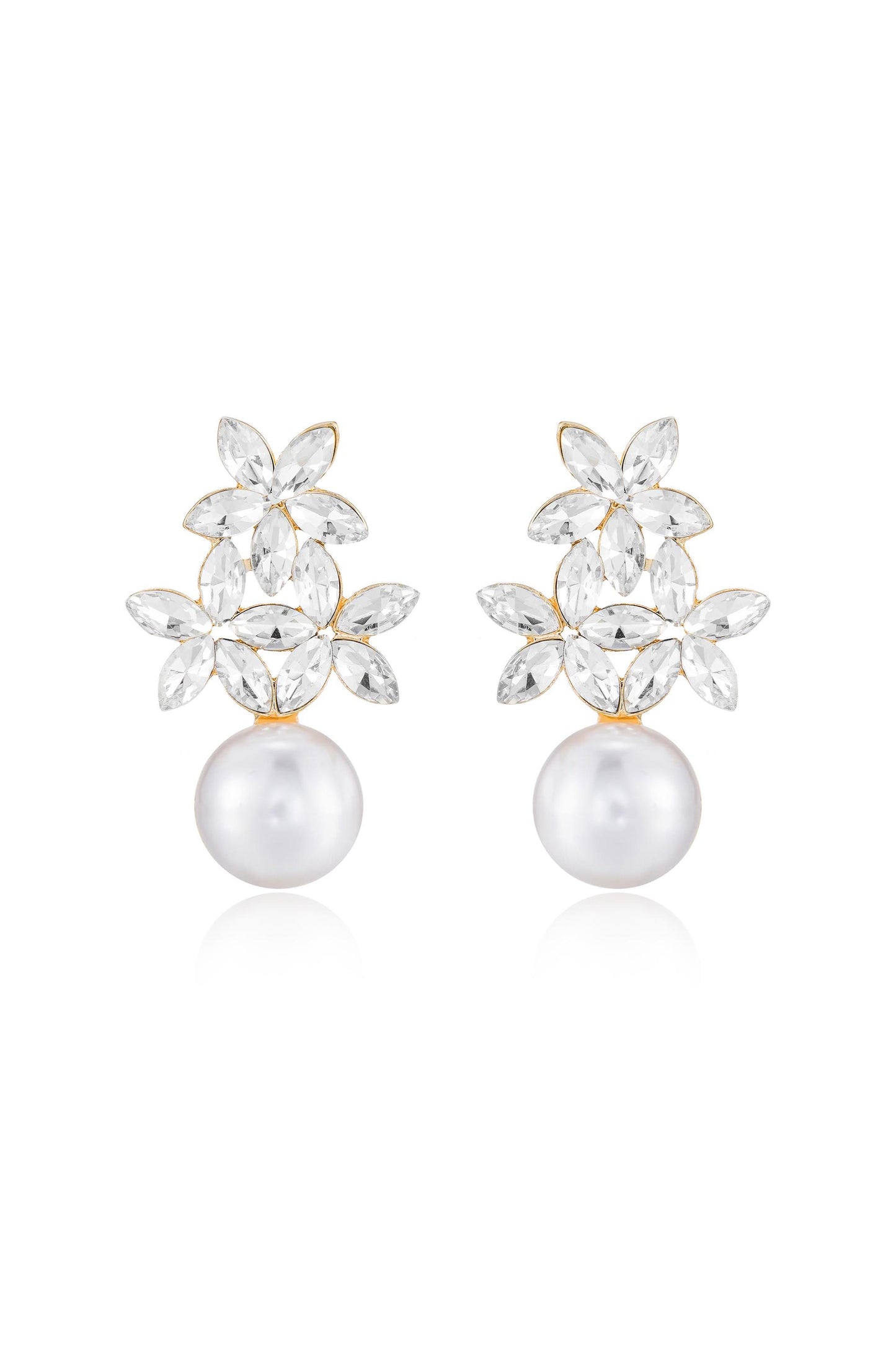 Best Day Crystal & Pearl Earrings