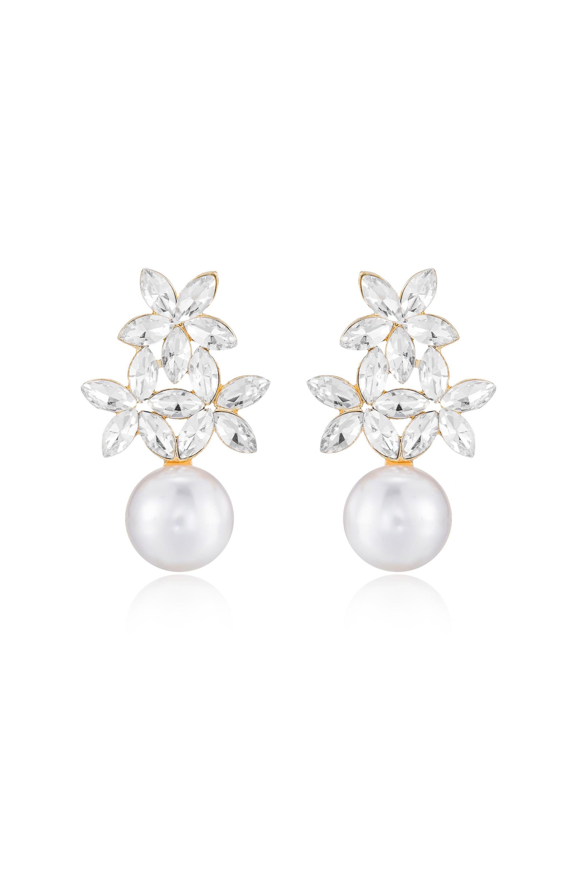 Best Day Crystal & Pearl Earrings