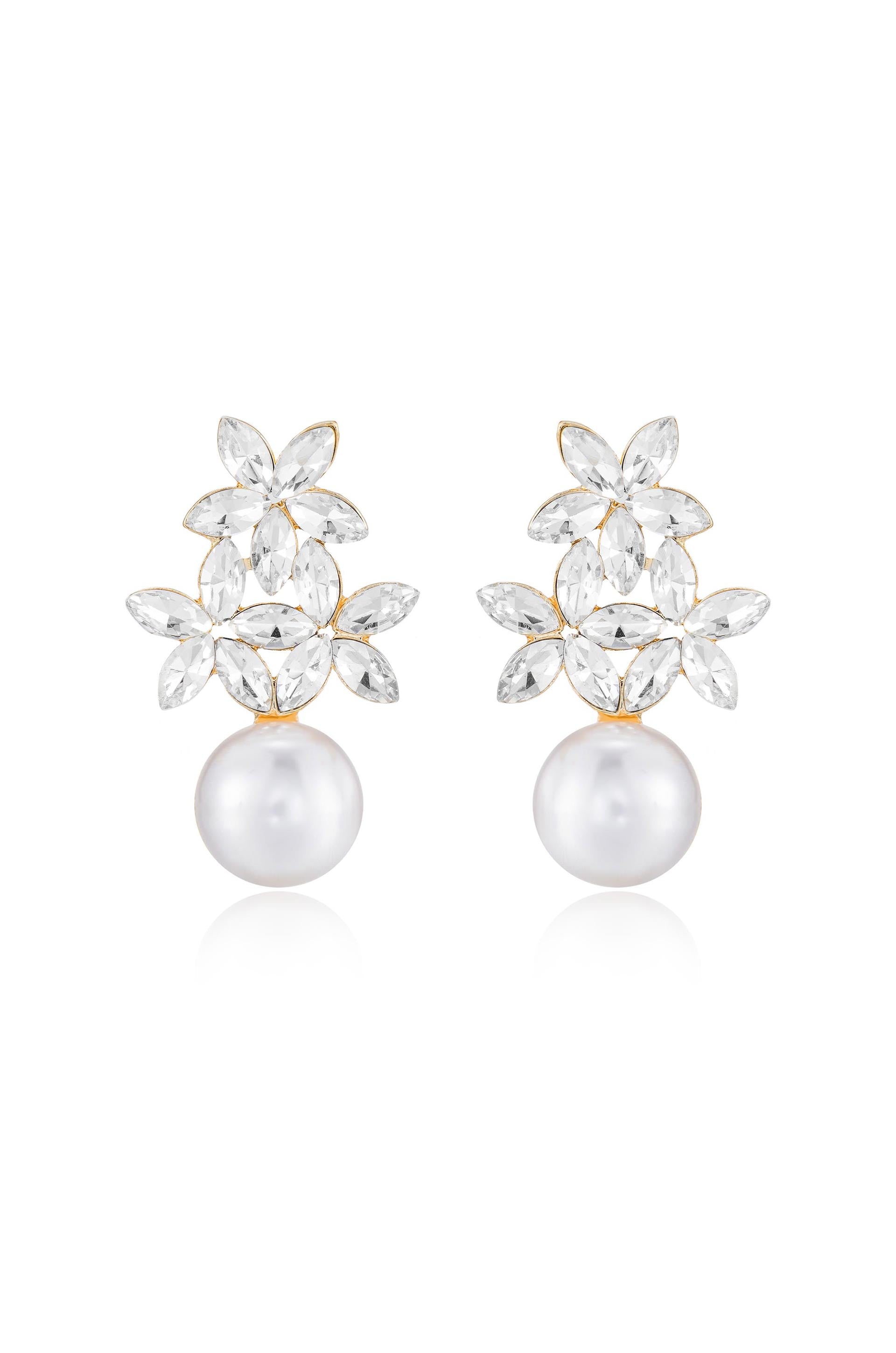 Best Day Crystal & Pearl Earrings