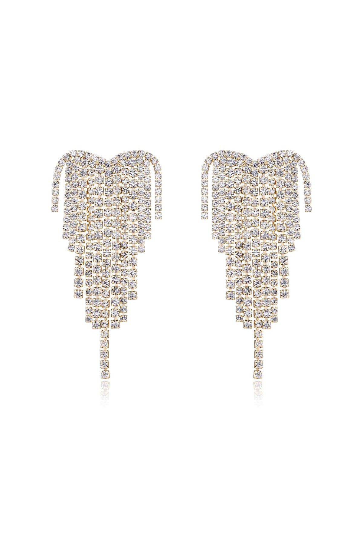Gala Crystal Fringe Earrings