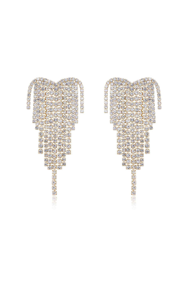 Gala Crystal Fringe Earrings