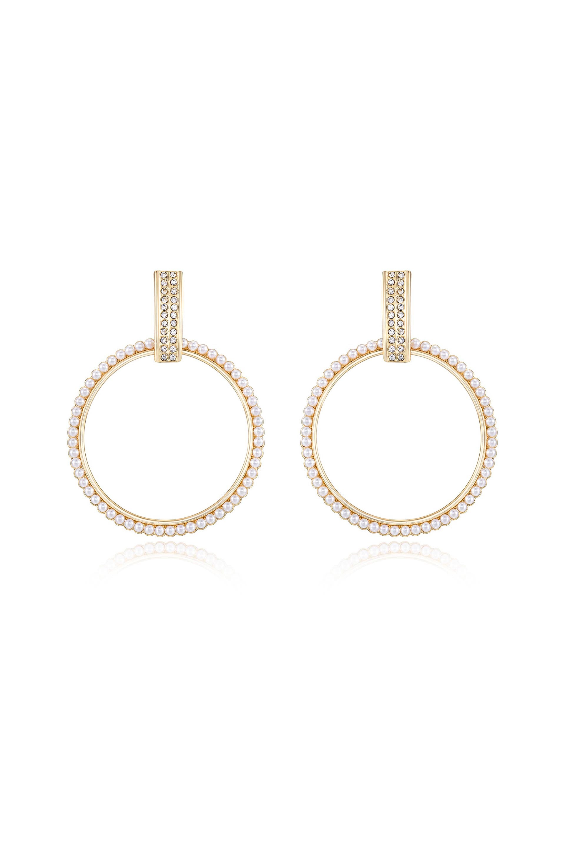 Classic Crystal Round Earrings