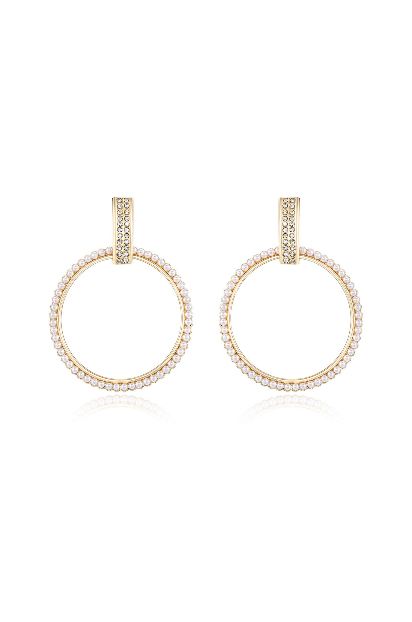 Classic Crystal Round Earrings