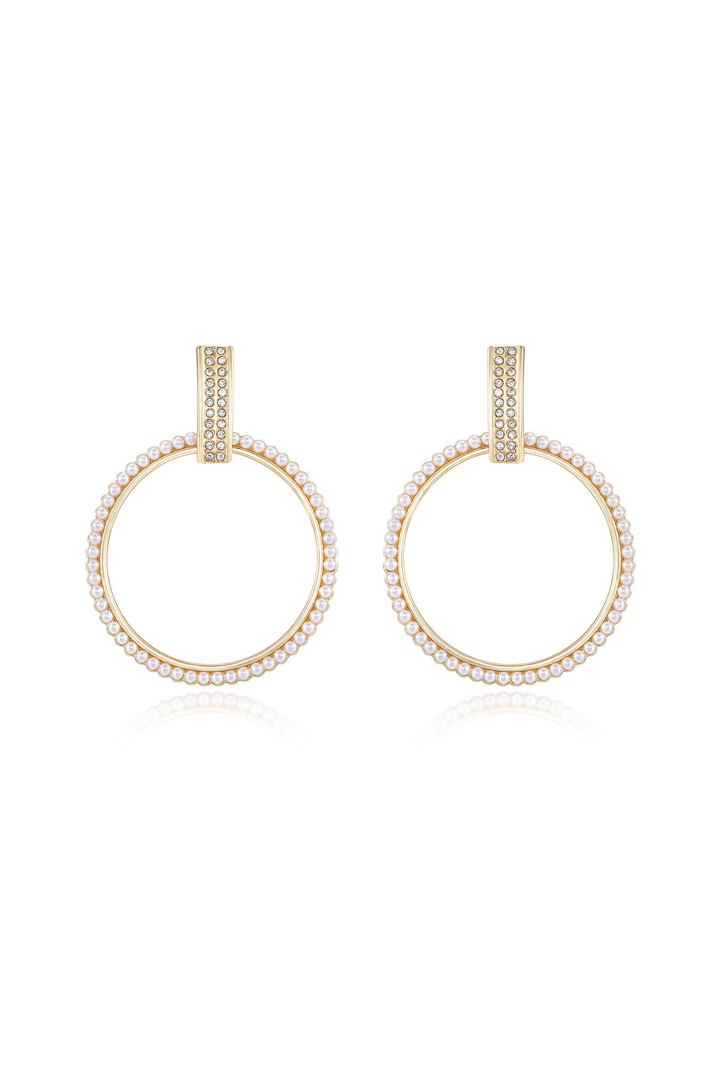 Classic Crystal Round Earrings