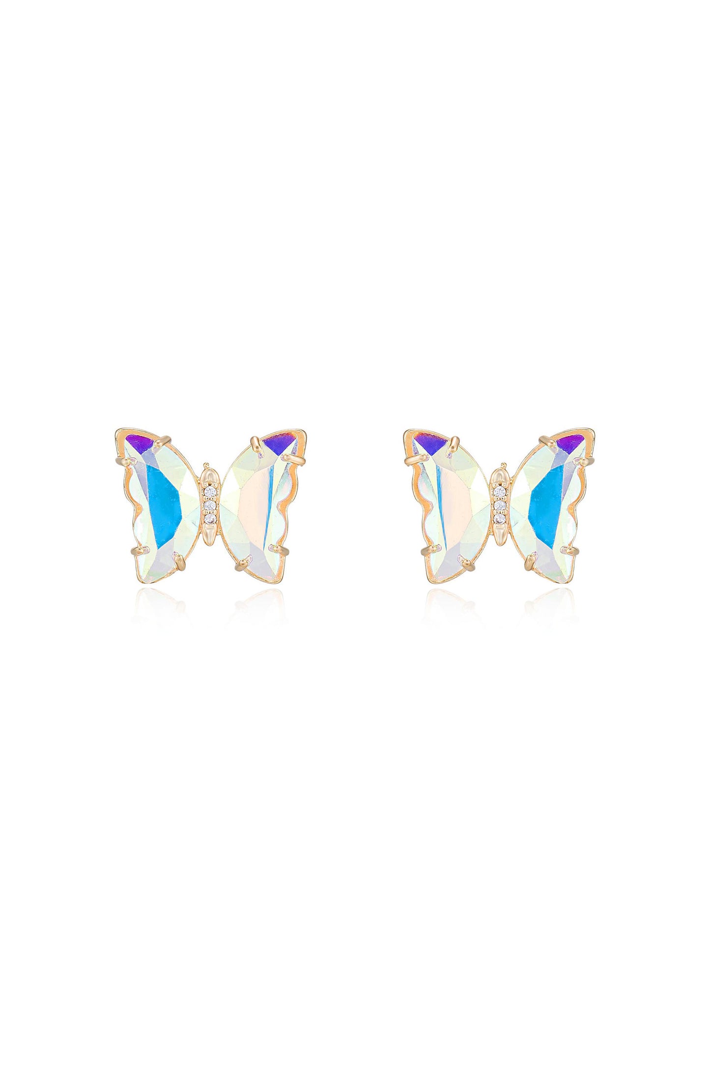 Flutter Away Crystal Earrings