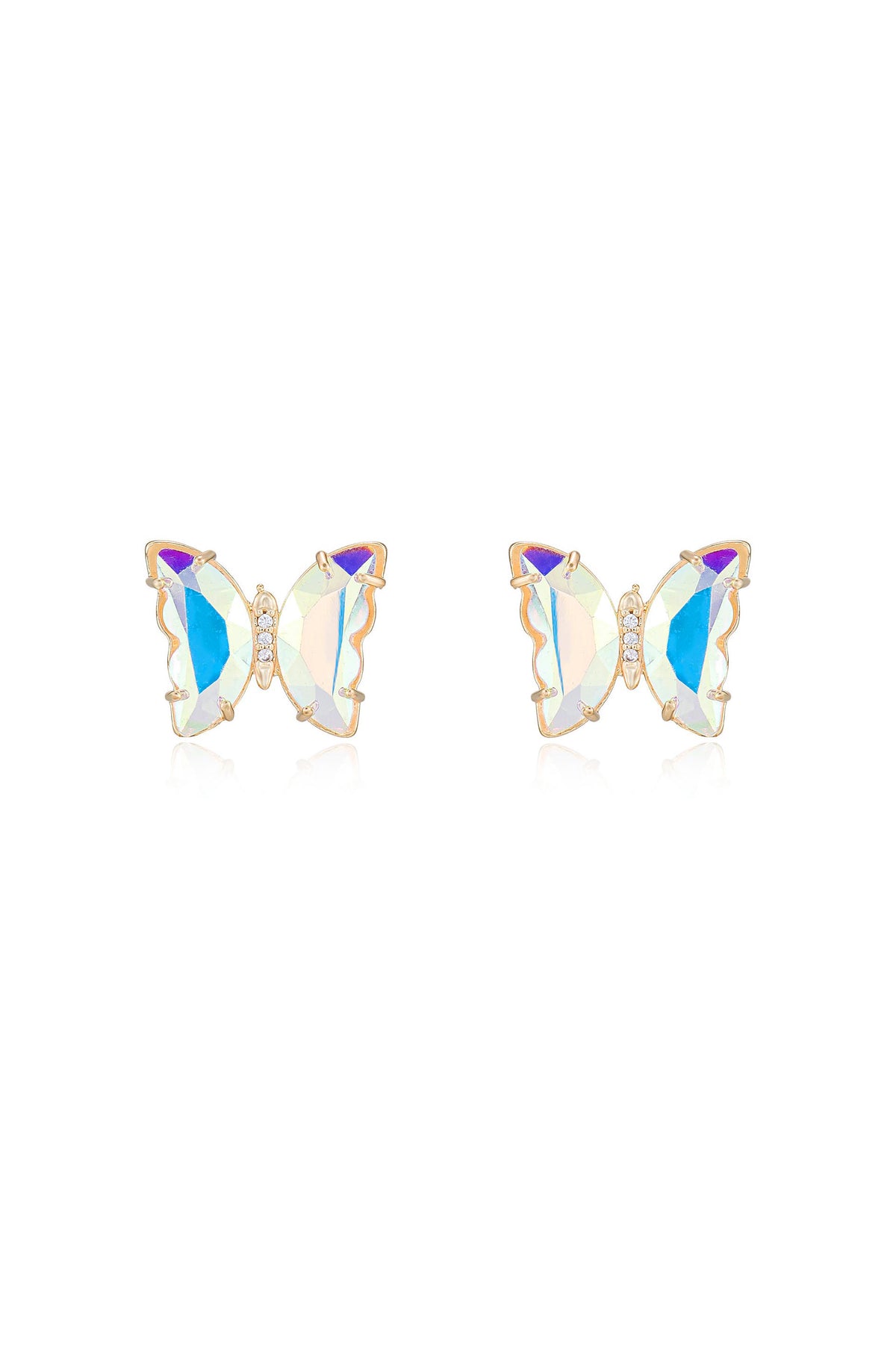 Flutter Away Crystal Earrings