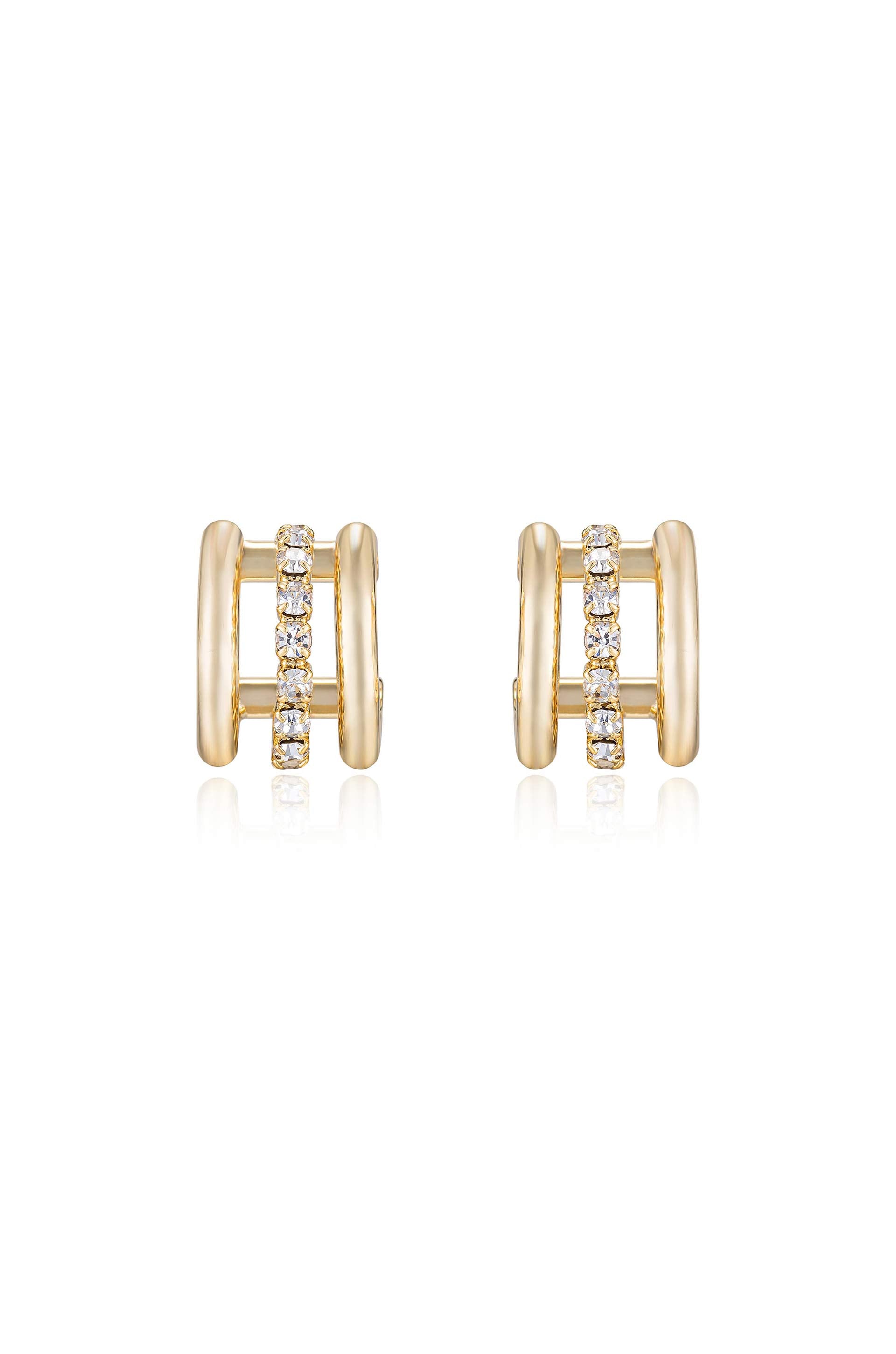 L to V Earrings S00 - Fashion Jewelry