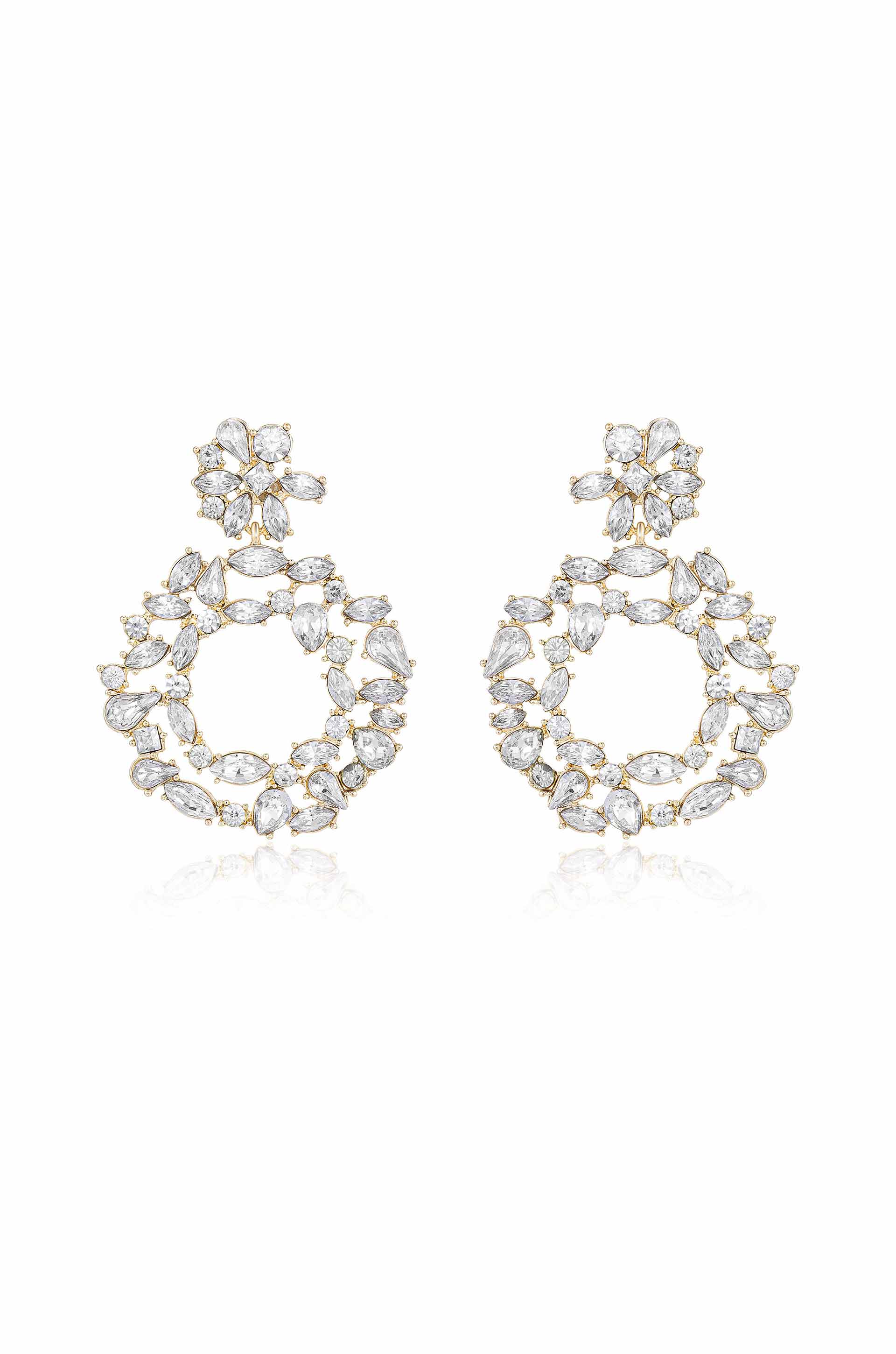 Crystal Bouquet Earrings