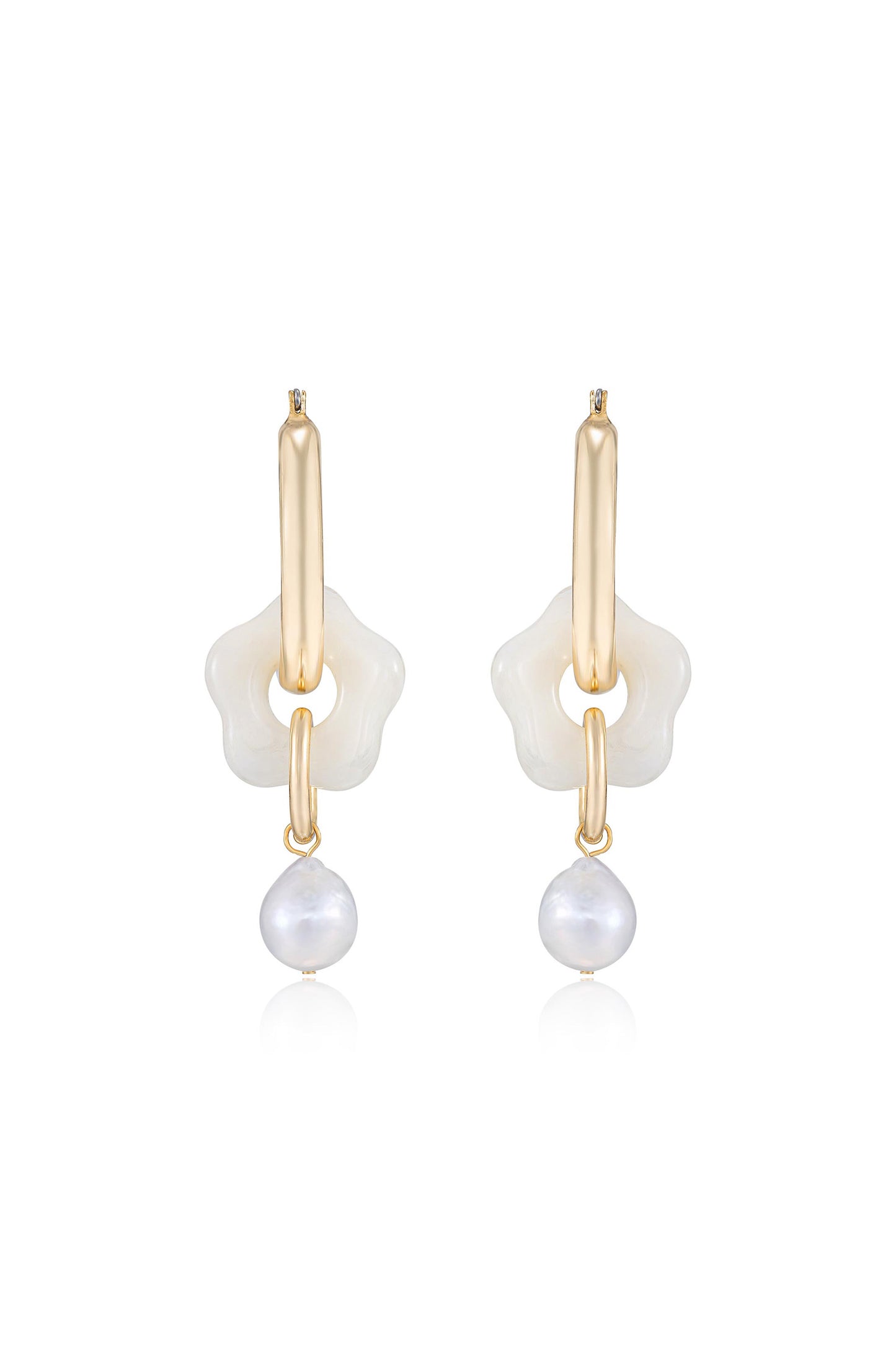 Daisy Loop Earrings front
