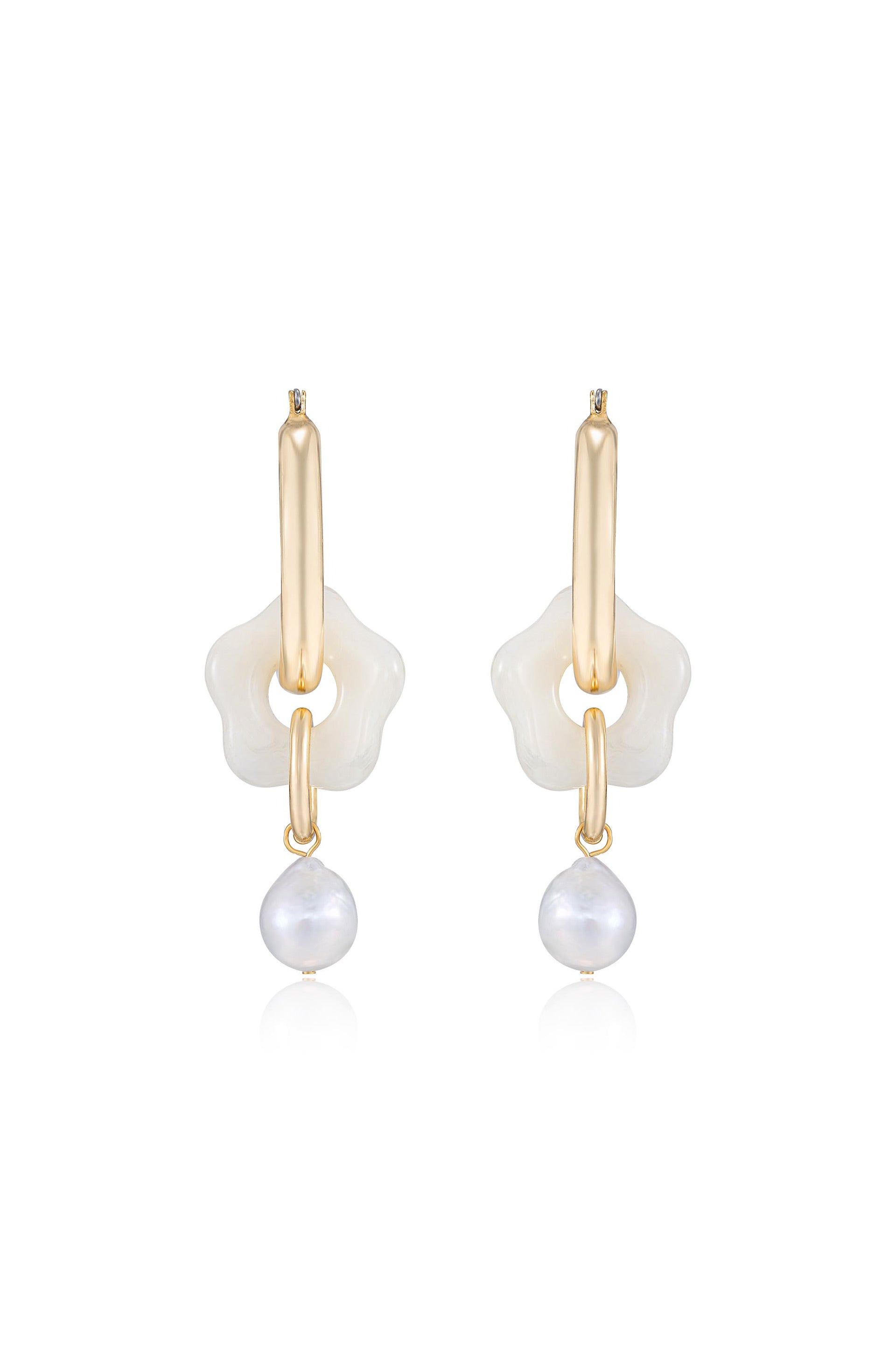 Daisy Loop Earrings front