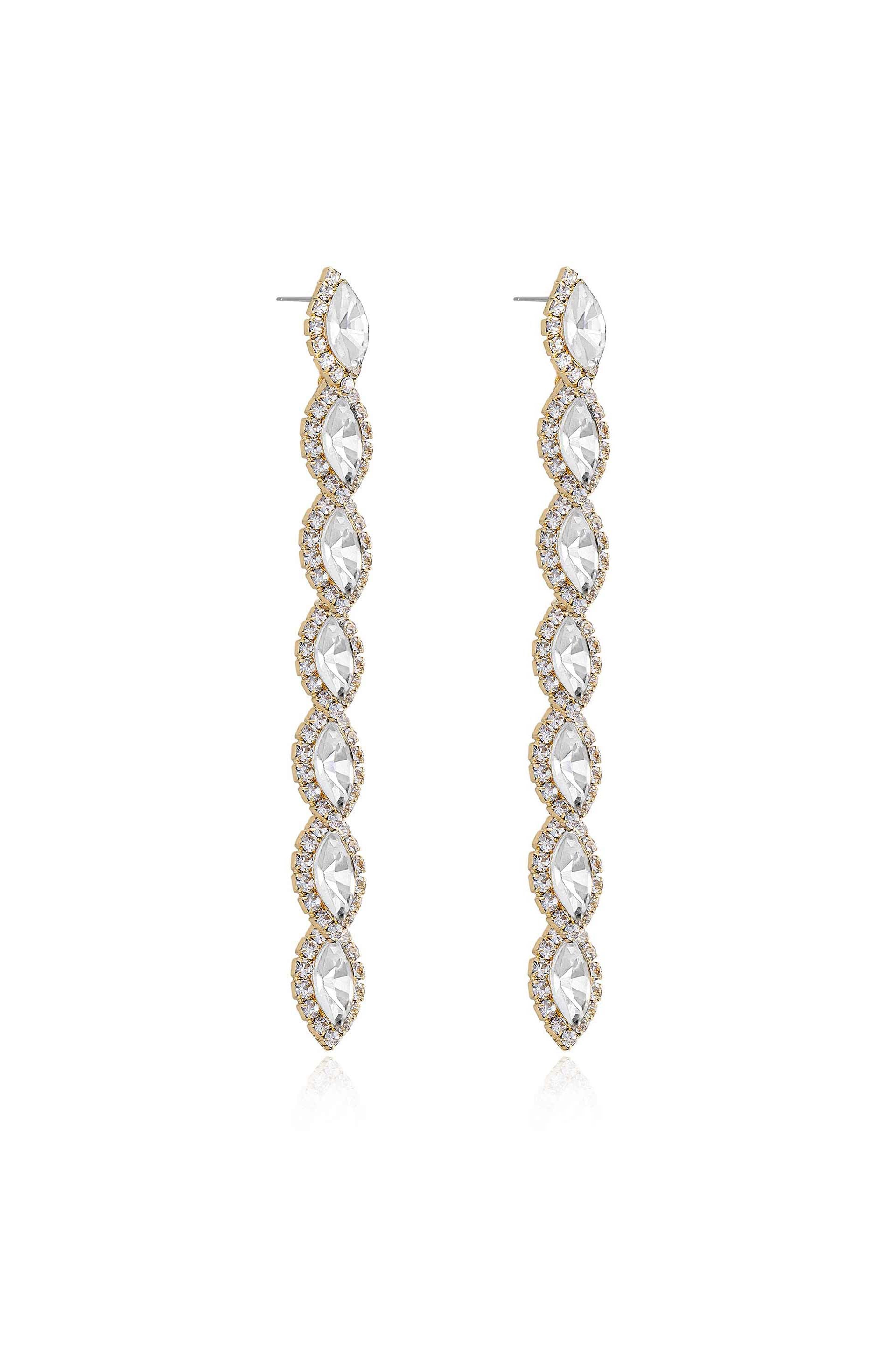 Crystal Occasion Dangle Earrings side