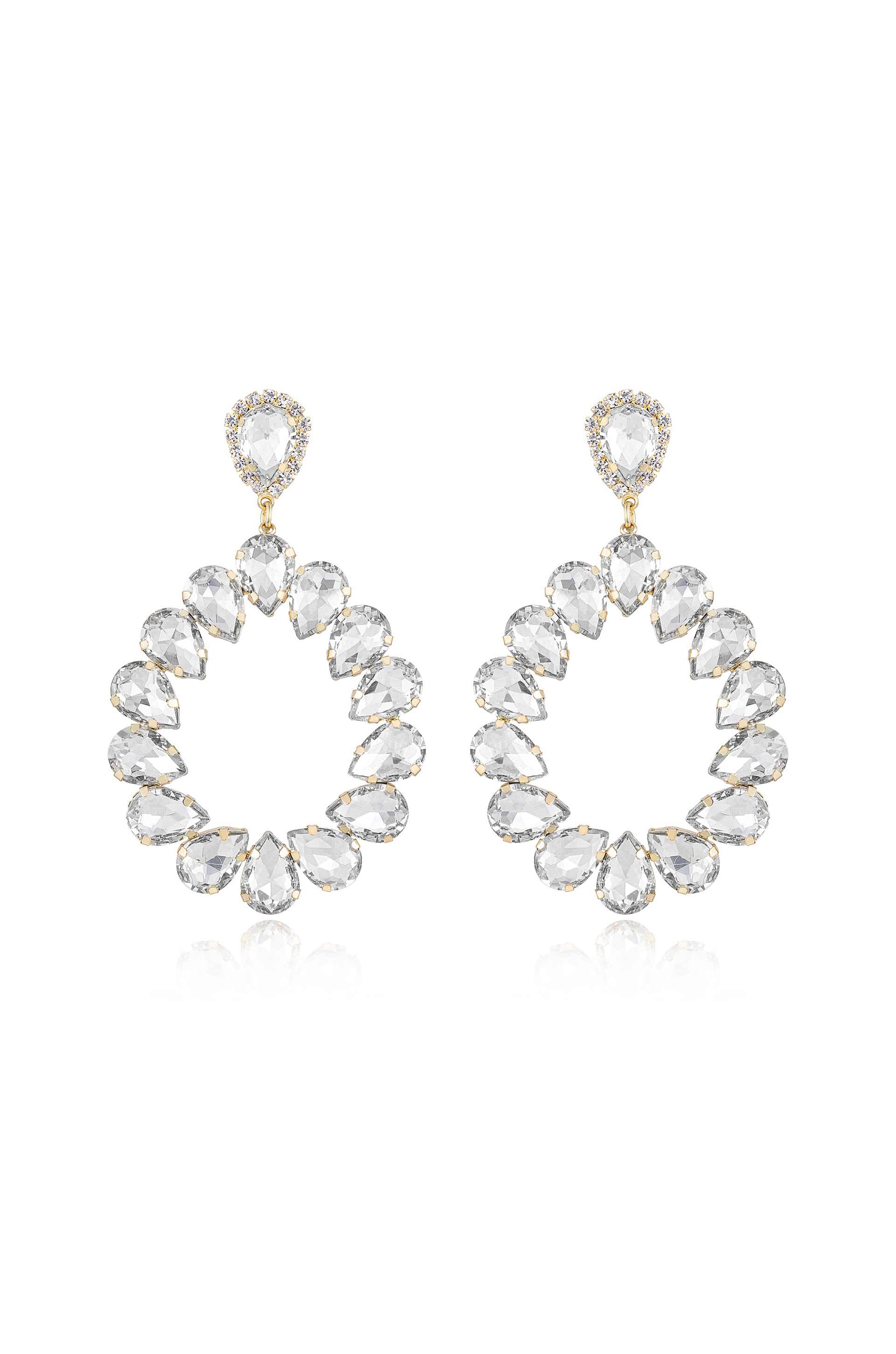 Ring It Crystal Earrings