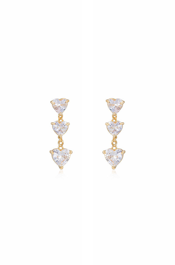 Queen of Hearts Crystal Earrings