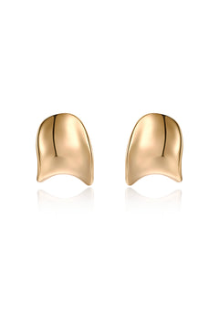 Curved Stud Earrings