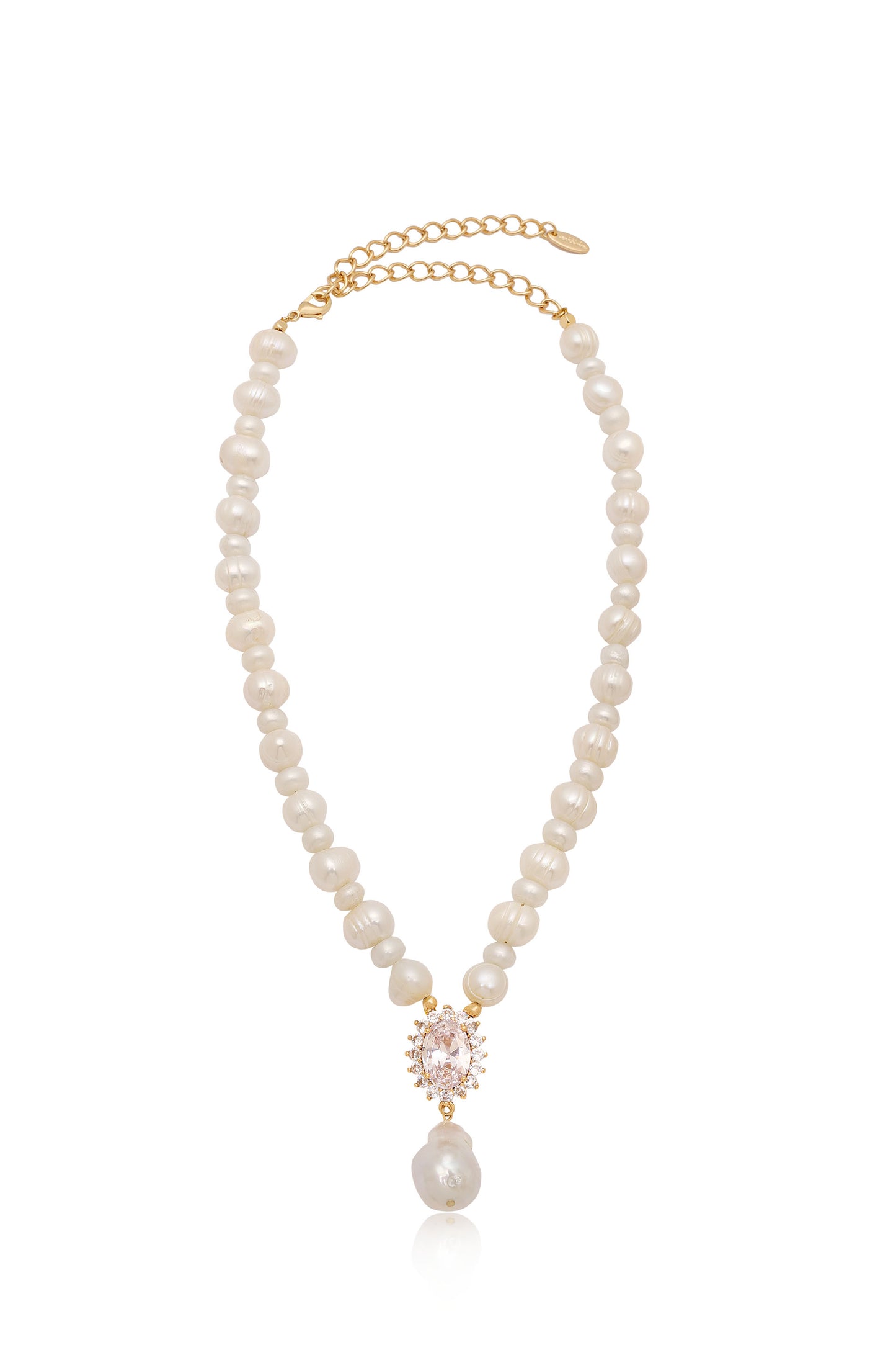 Royal Heirloom Pearl 18k Gold Plated Necklace