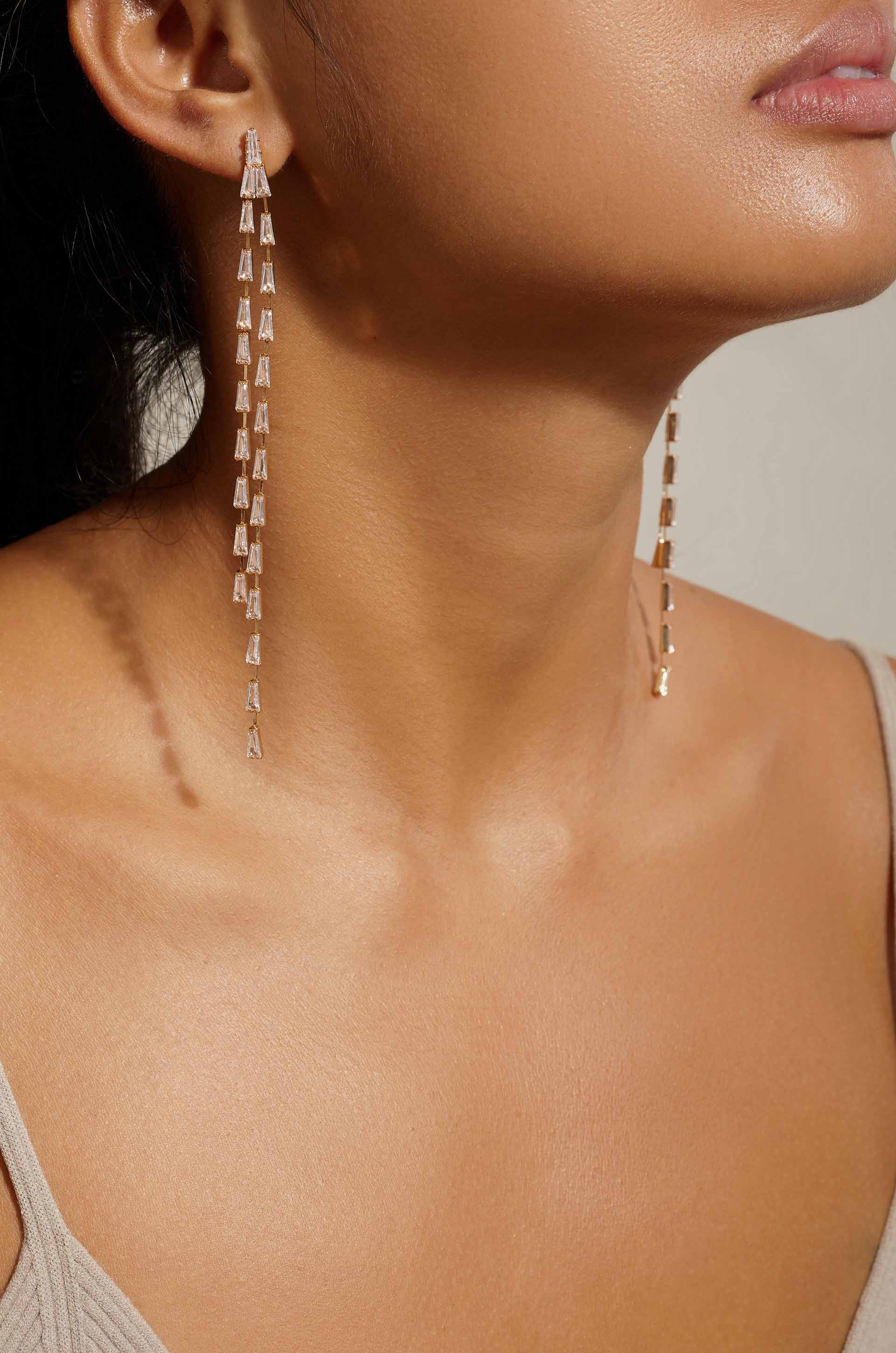 Light dangle earrings clearance