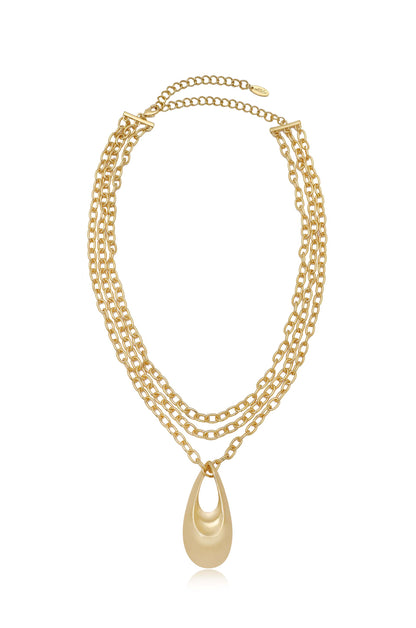 Infinity 18kt Gold Plated Layered Necklace