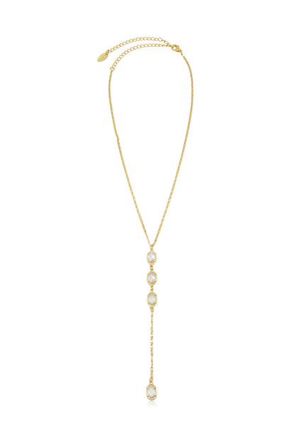 Sparkle Dip 18k Gold Plated Lariat