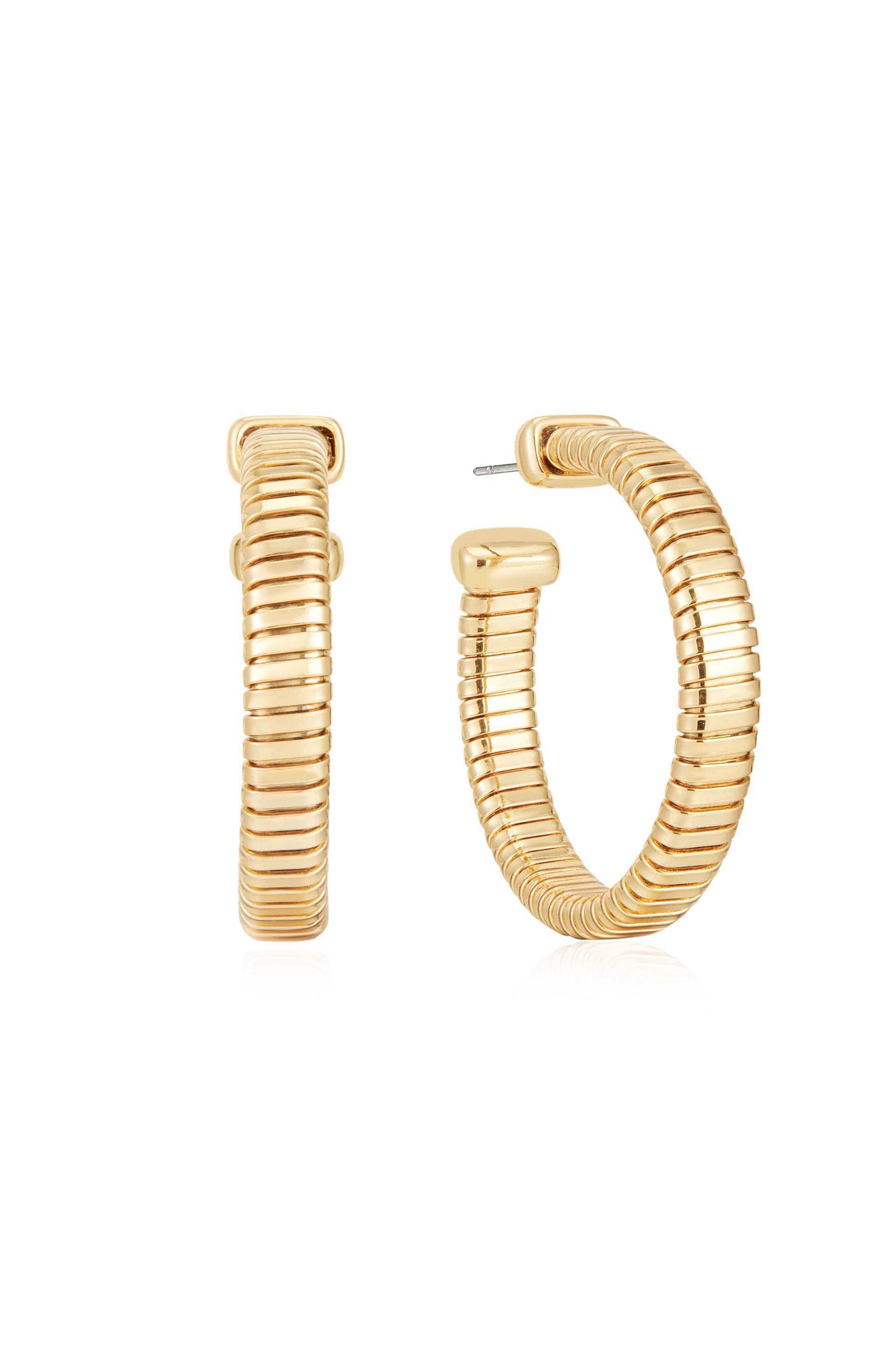 Your Essential Flex 18k Gold Plated Hoops
