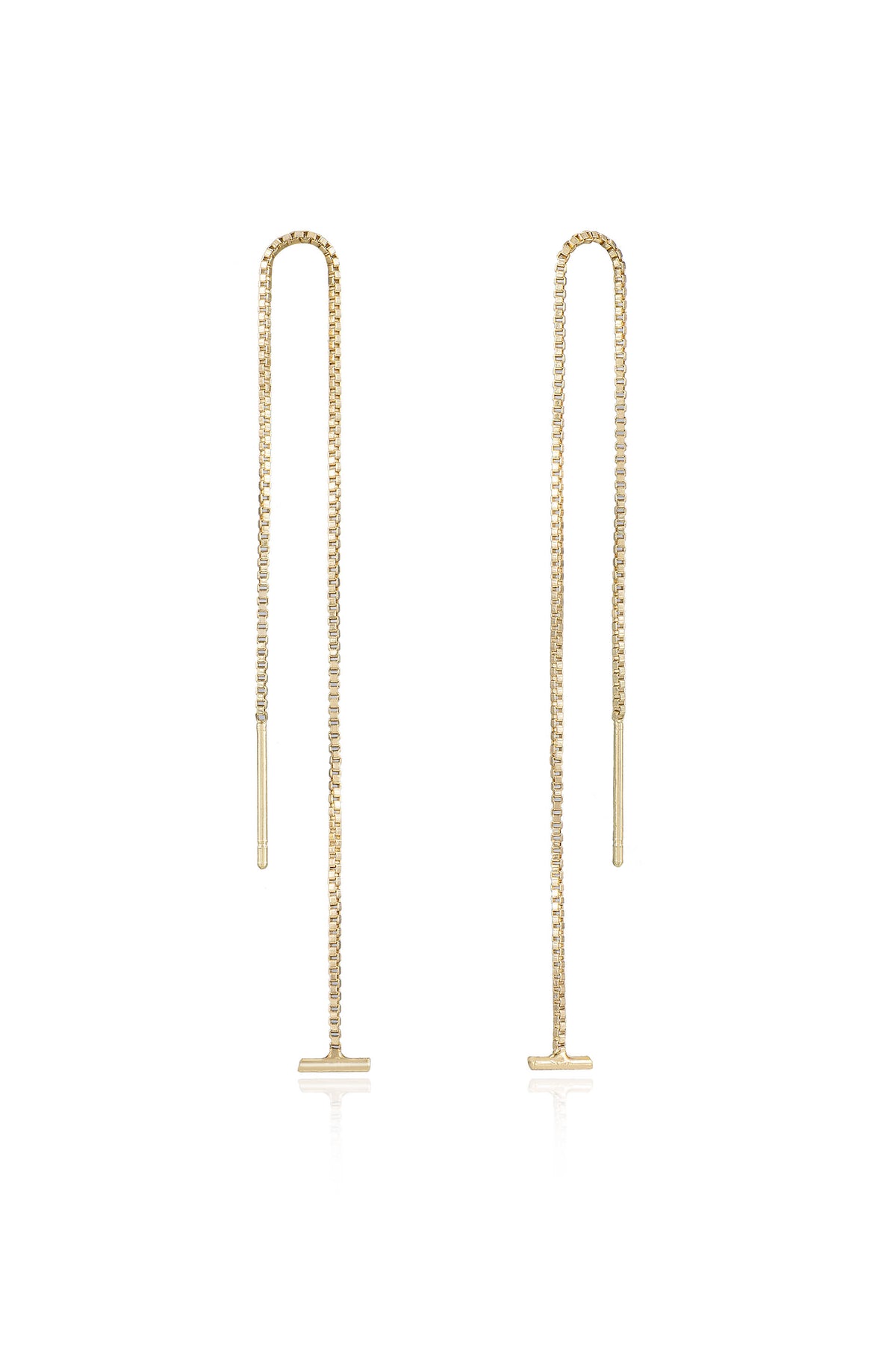 Single Chain Threader Earrings