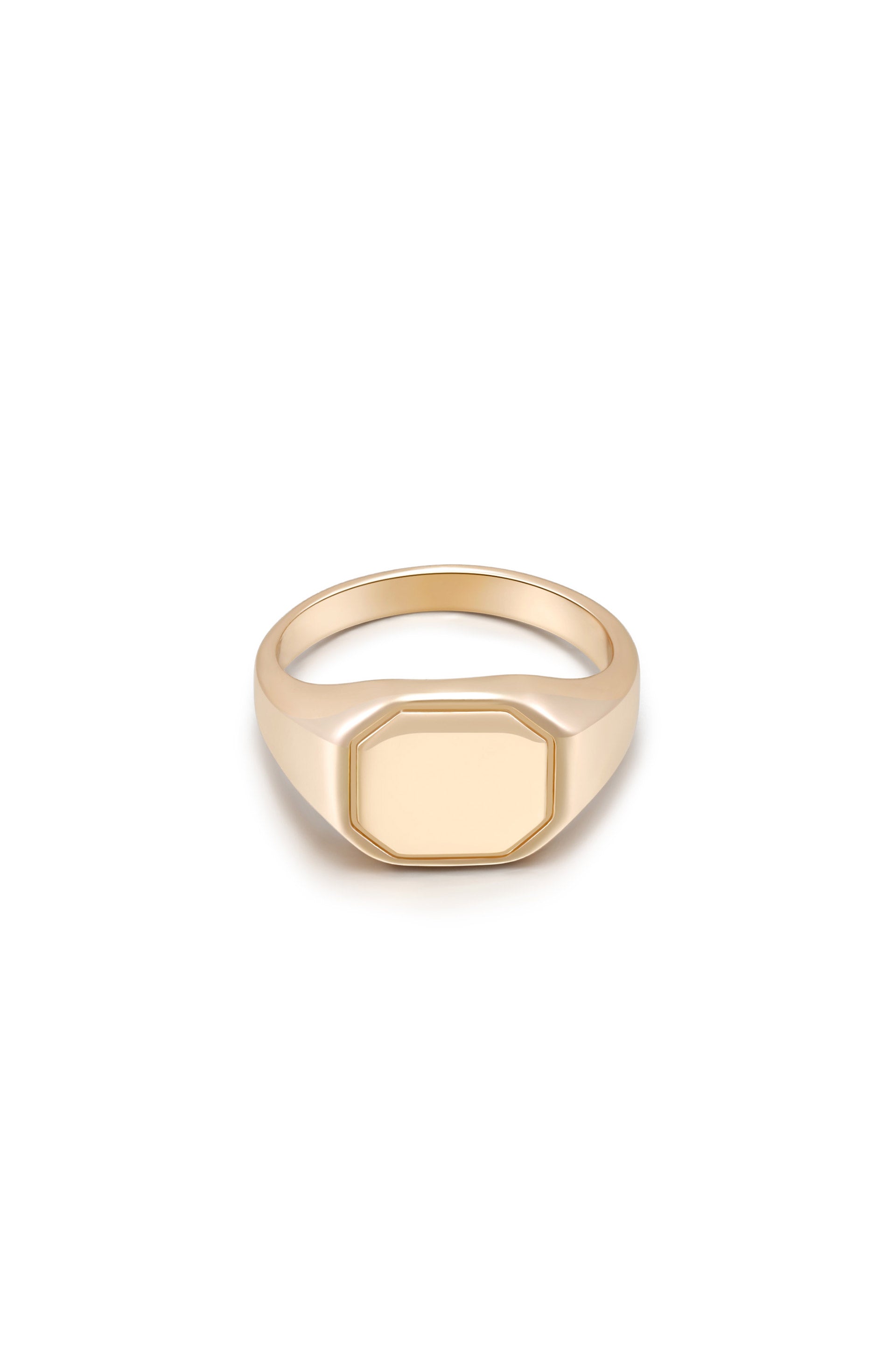 18k Gold Plated Signet Ring
