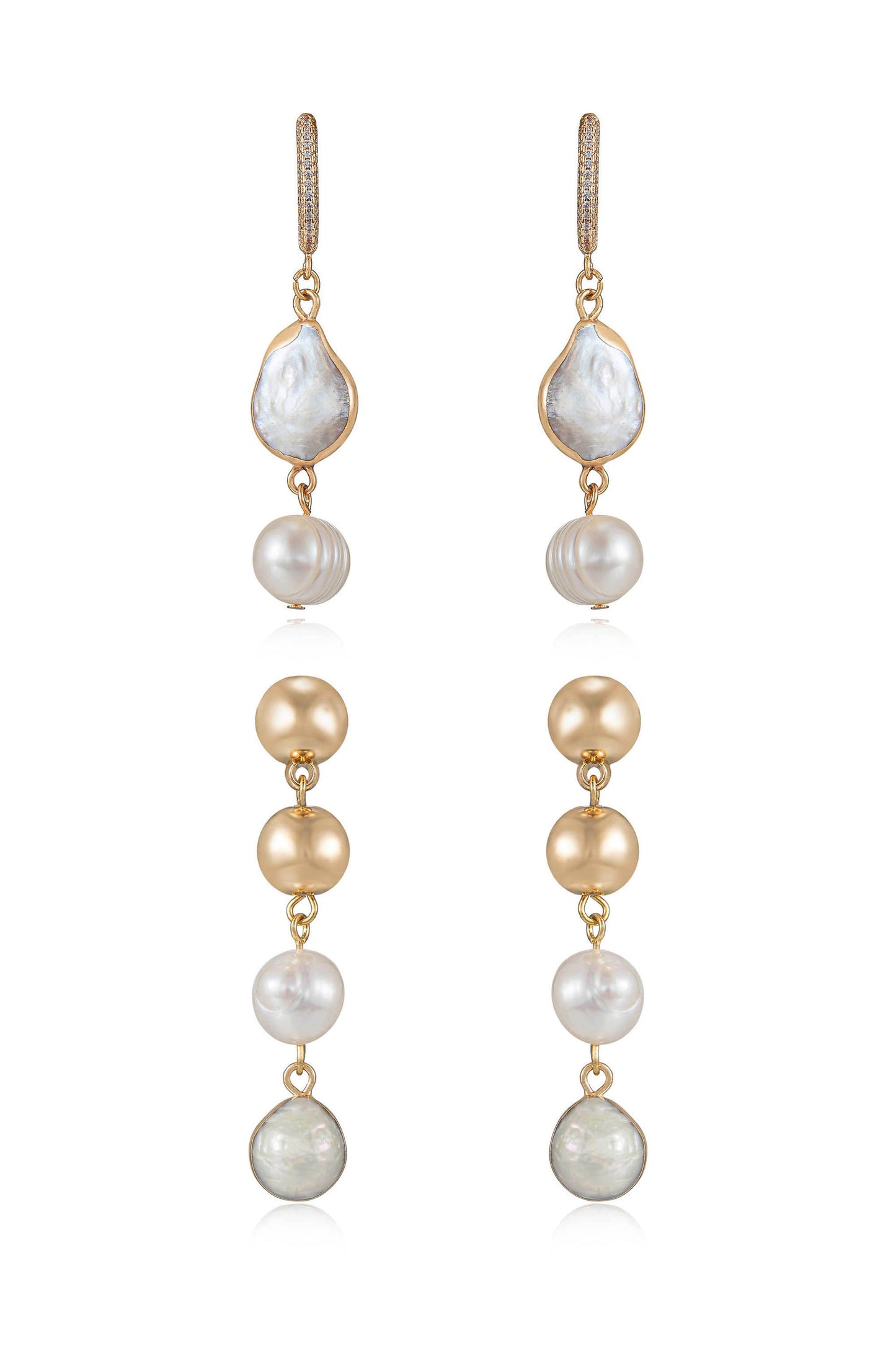 Duchess Pearl and Dangle Earrings