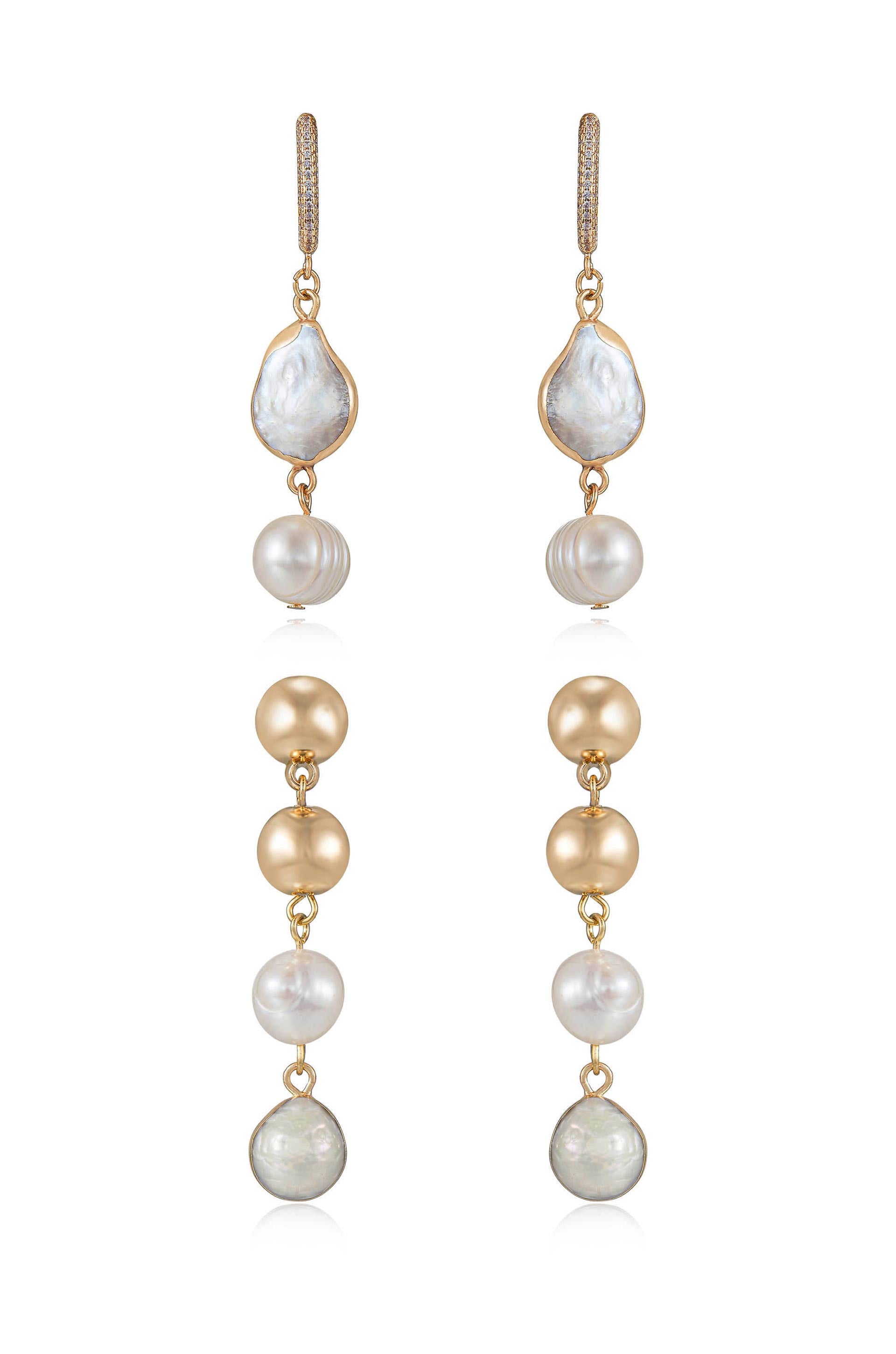 Duchess Pearl Dangle Earrings