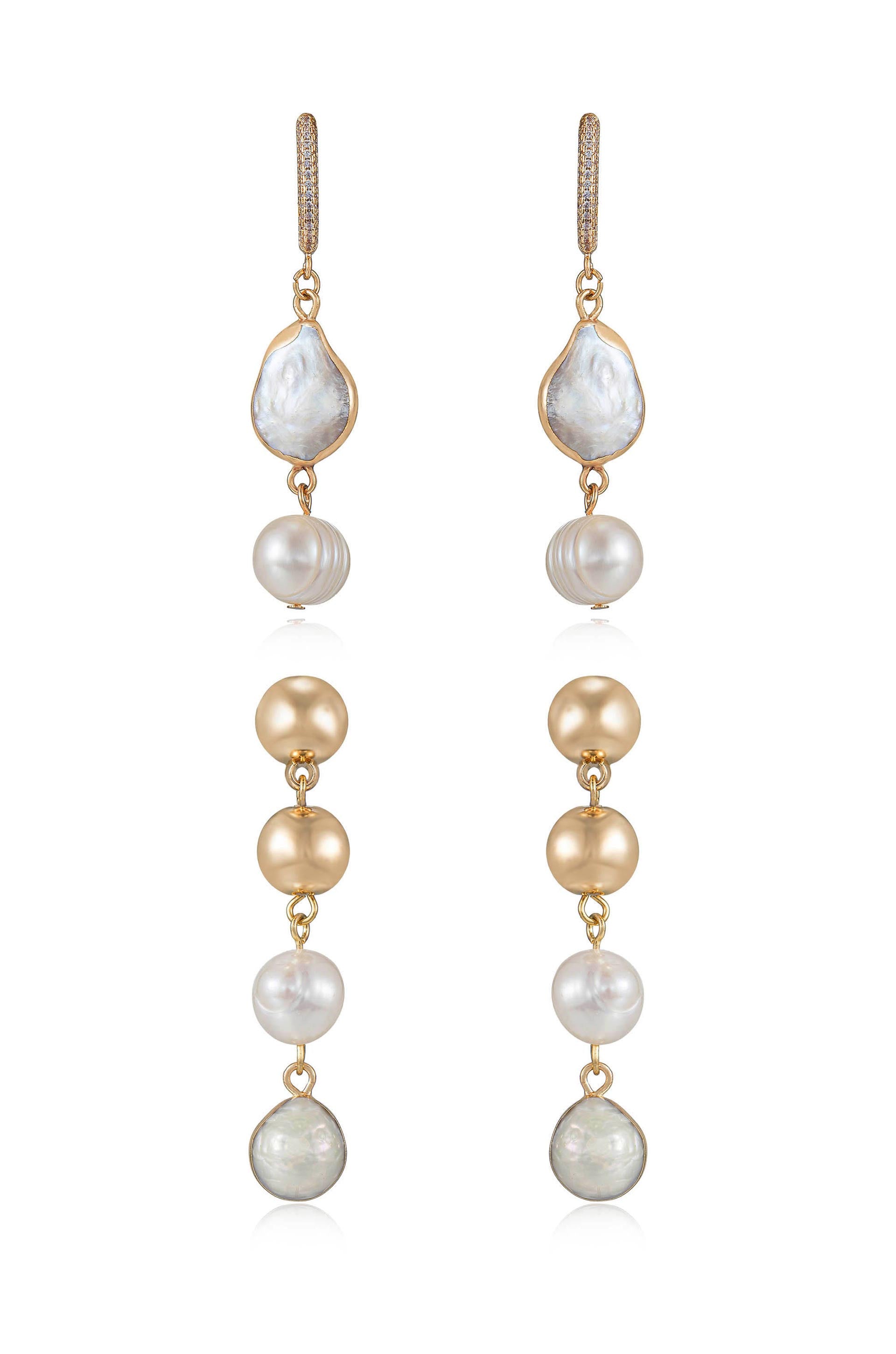 Duchess Pearl and Dangle Earrings