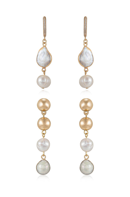 Duchess Pearl and Dangle Earrings