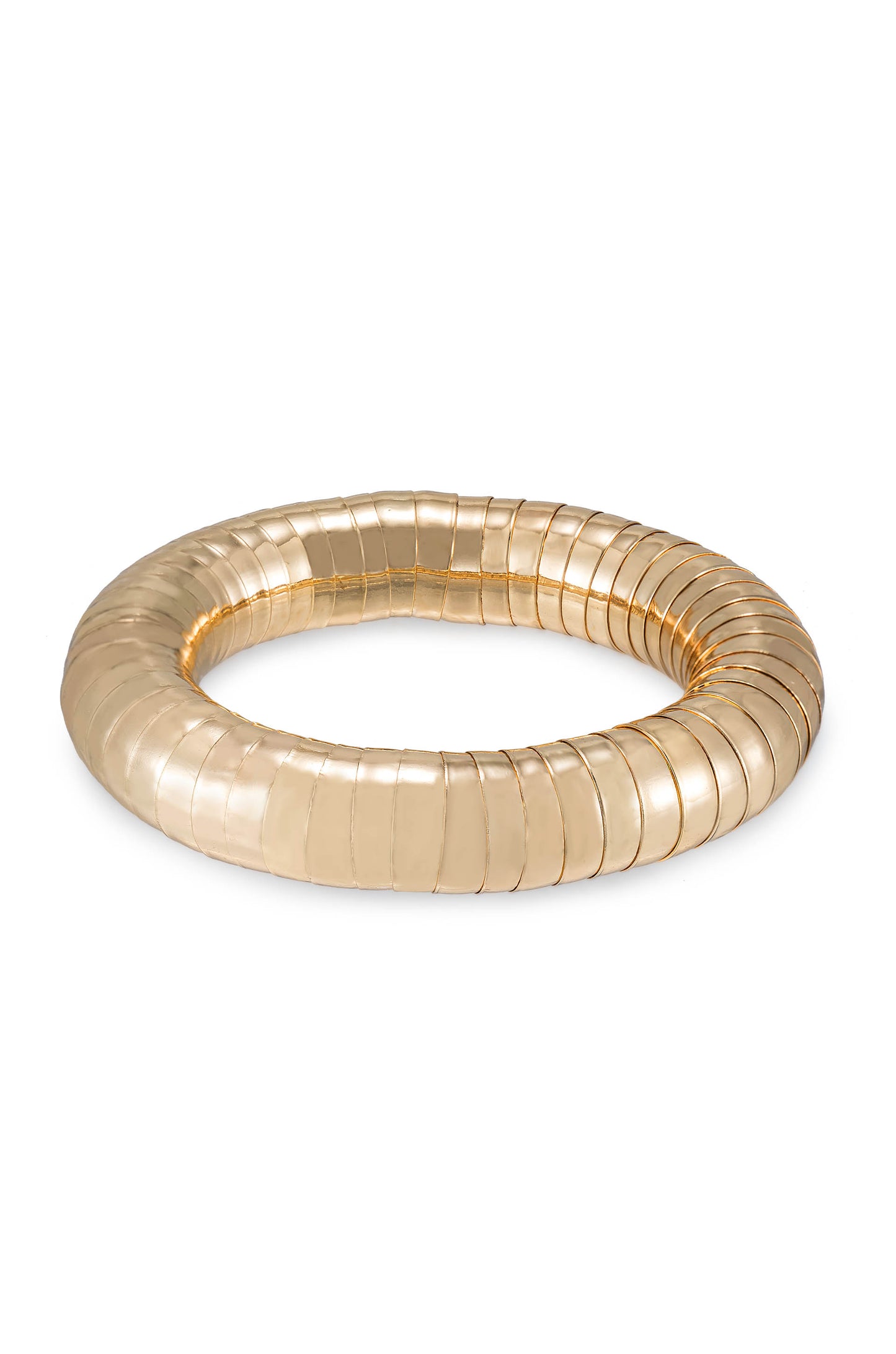 Liquid Gold 18k Gold Plated Bangle Bracelet